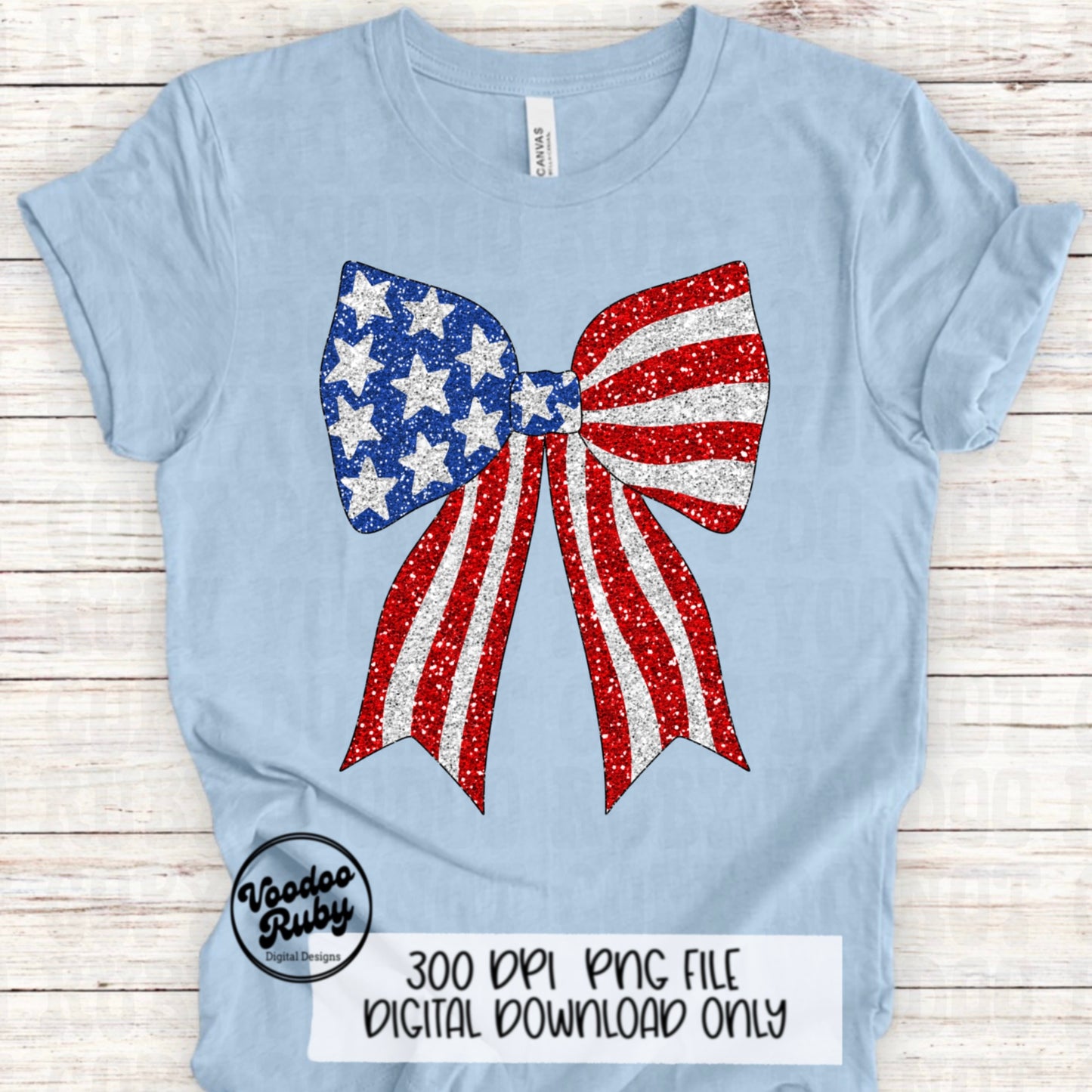 4th of July Glitter Coquette Bow PNG Sublimation Design Hand Drawn Digital Download Patriotic PNG Summer PNG American Flag dtf Printable