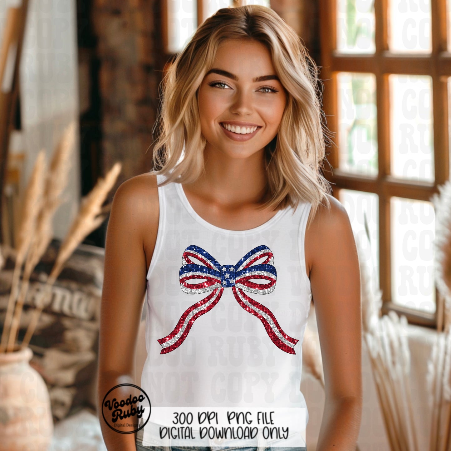 4th of July Sequin Coquette Bow PNG Sublimation Design Hand Drawn Digital Download Glitter Patriotic PNG Summer PNG American dtf Printable