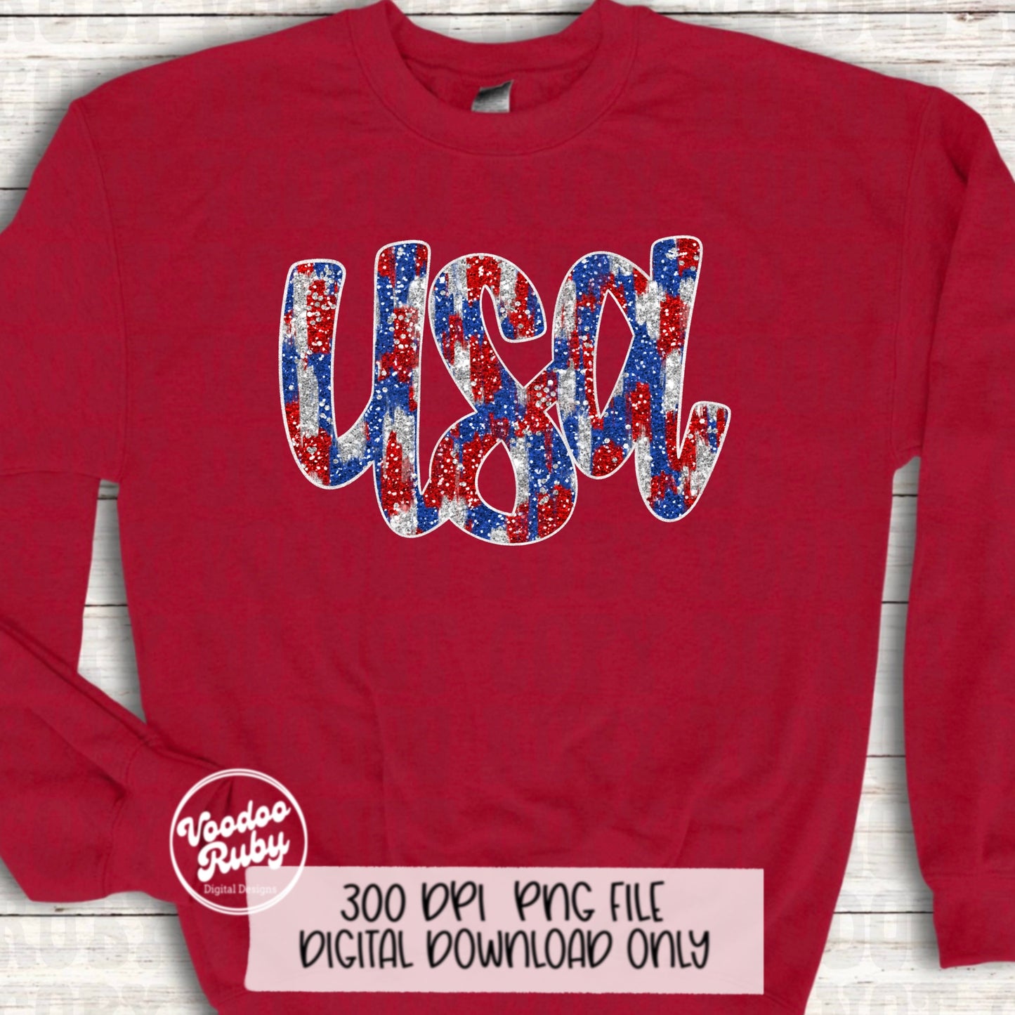 4th of July Glitter USA PNG Sublimation Design Hand Drawn Digital Download Sequin Glitter Patriotic png Summer USA American dtf