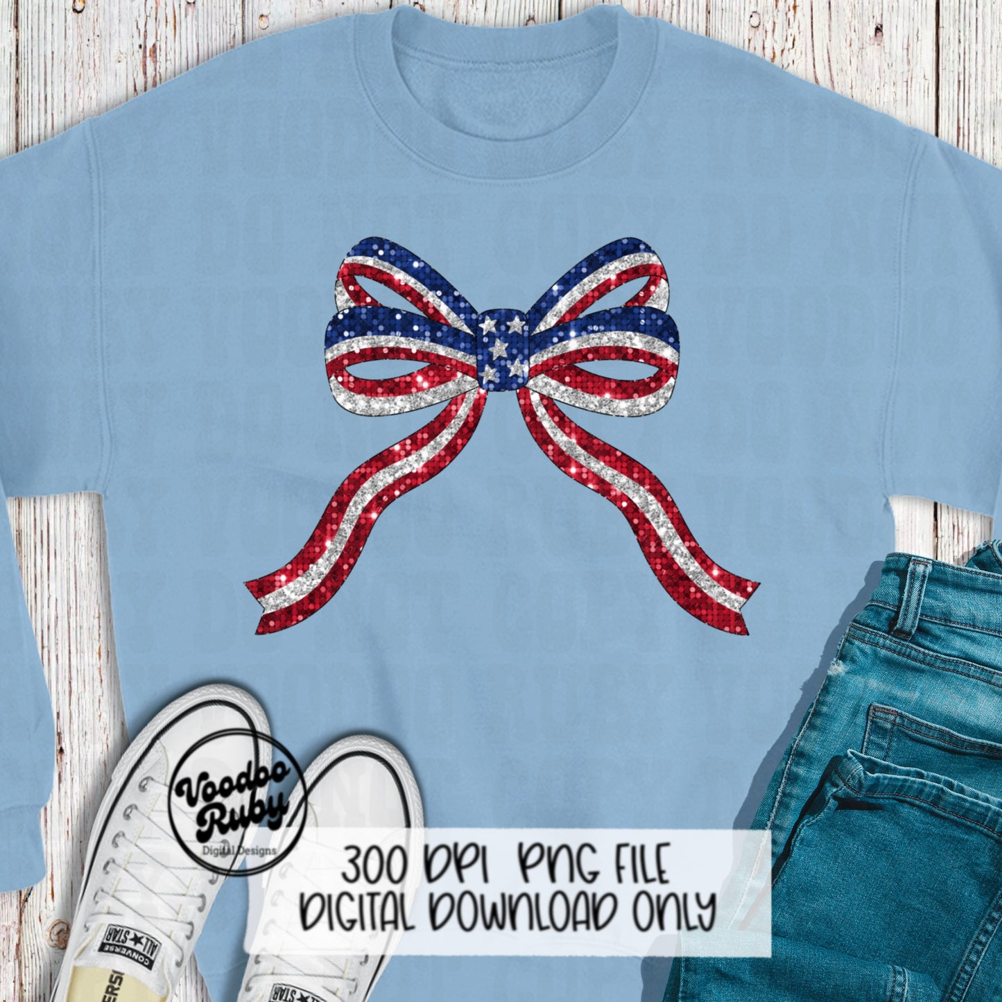 4th of July Sequin Coquette Bow PNG Sublimation Design Hand Drawn Digital Download Glitter Patriotic PNG Summer PNG American dtf Printable
