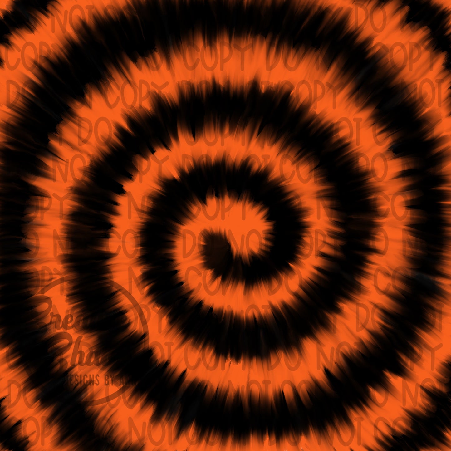 Halloween Tie Dye Digital Paper: PNG Sublimation Clip Art (Digital Download))