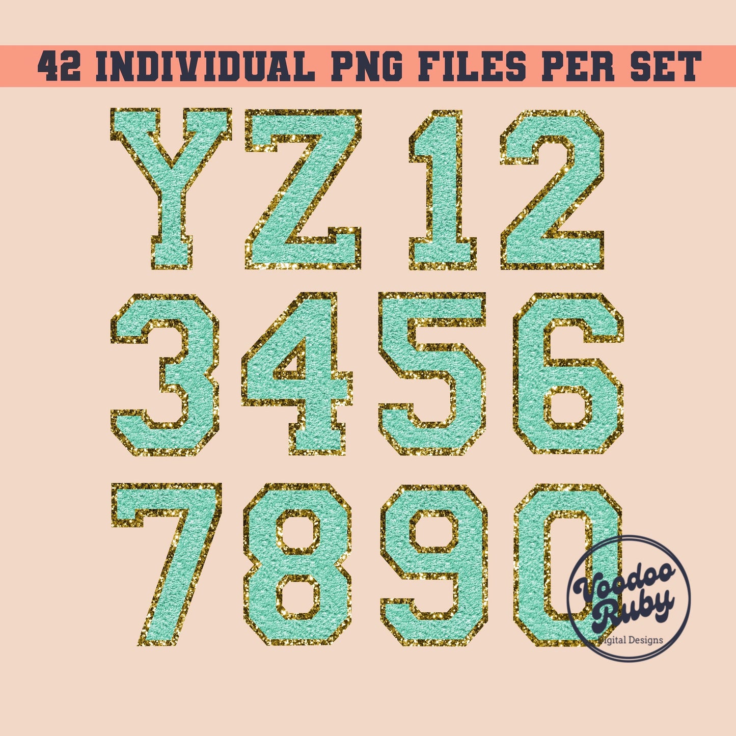 Faux Chenille Letters PNG Bundle Faux Chenille Letter Patches Digital Download Sublimation Sports Letters PNG Alpha Pack DTF Printable