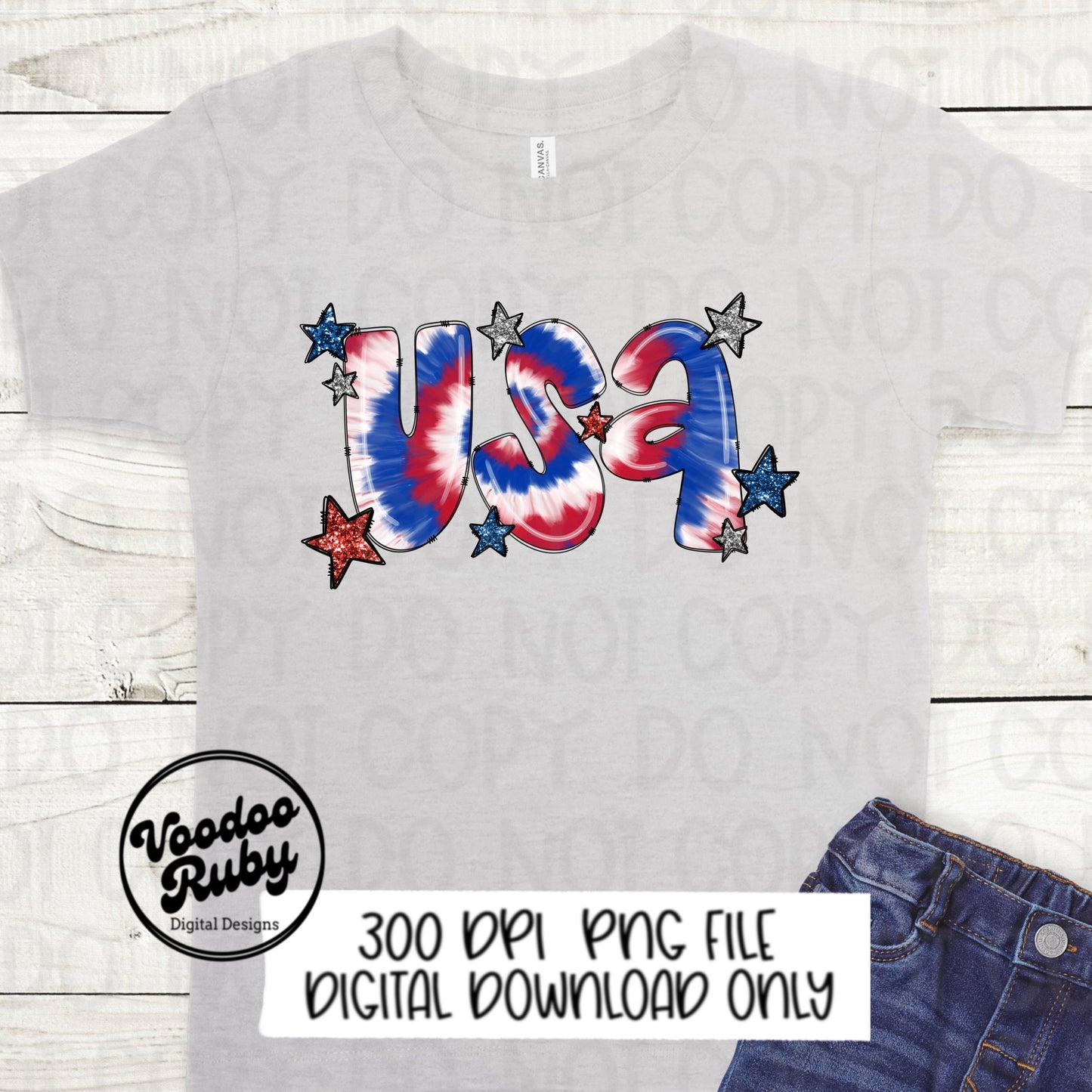 4th of July PNG Design Sublimation Digital Download Tie Dye America Patriotic Doodle Letters png July 4th DTF Printable USA Clip Art