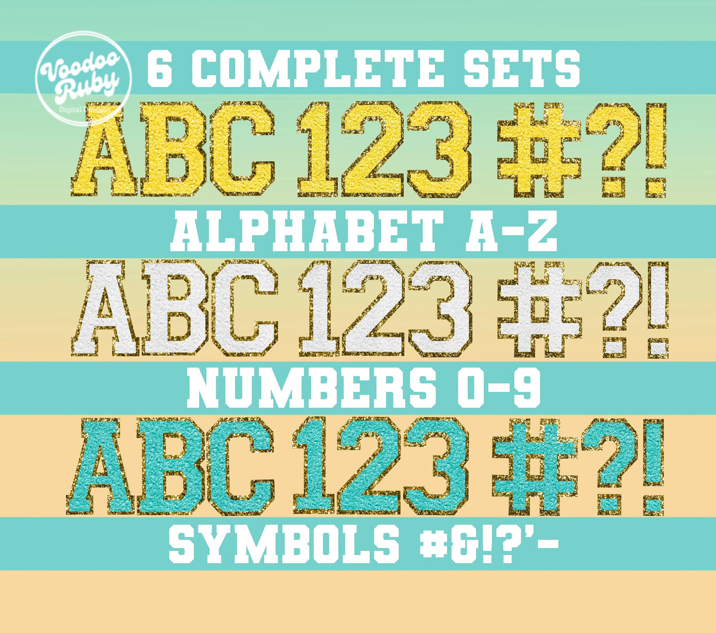 Faux Chenille Letters PNG Bundle Faux Chenille Letter Patches Digital Download Sublimation Sports Letters PNG Alpha Pack DTF Printable