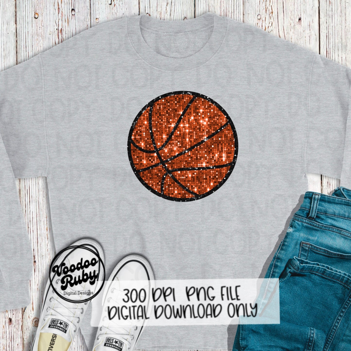 Sequin Basketball PNG Design Sequins PNG Hand Drawn Digital Download Faux Sequins Patch png Printable Clip Art Faux Applique Basketball DTF