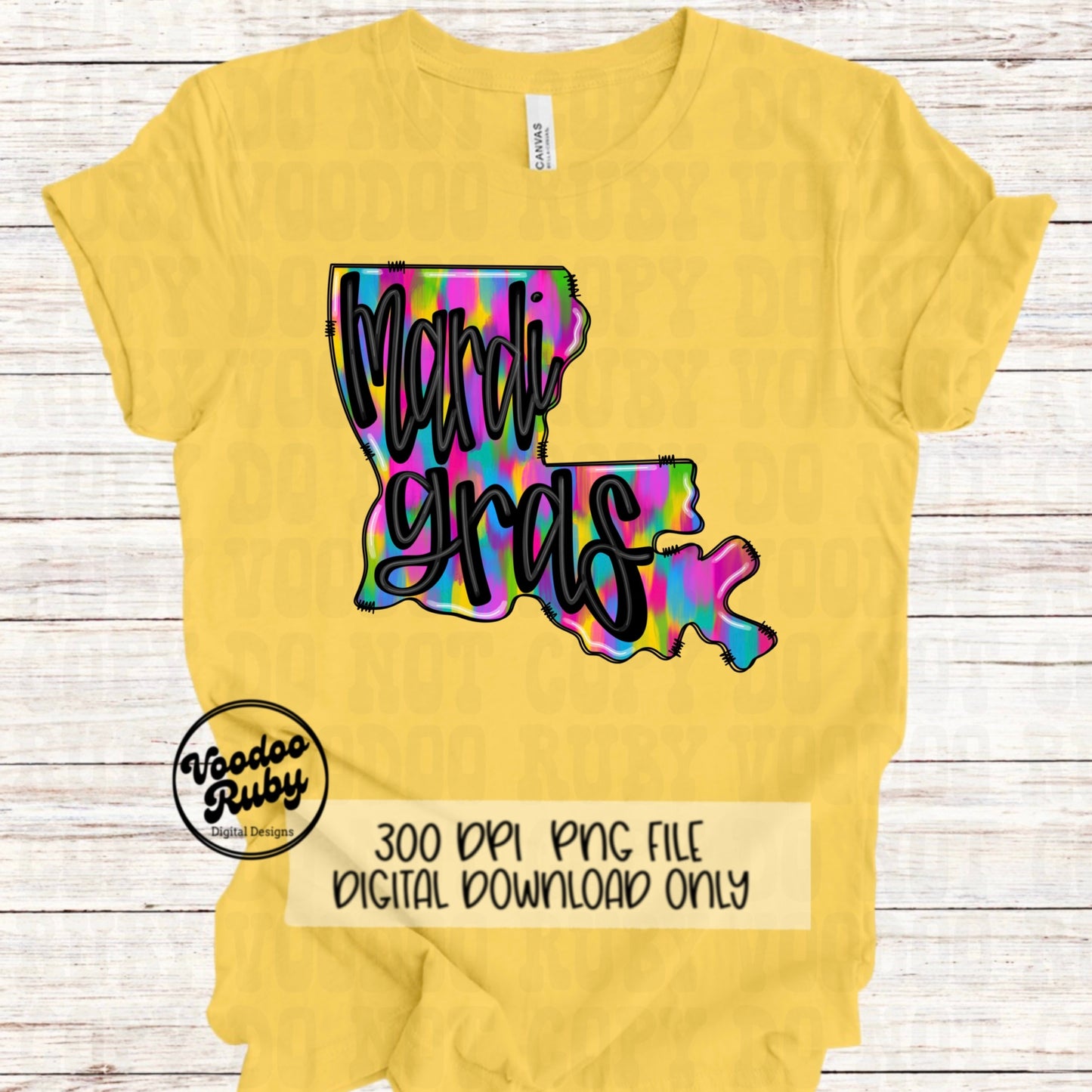 Mardi Gras Crawfish PNG: Louisiana Sublimation Design (Digital Download