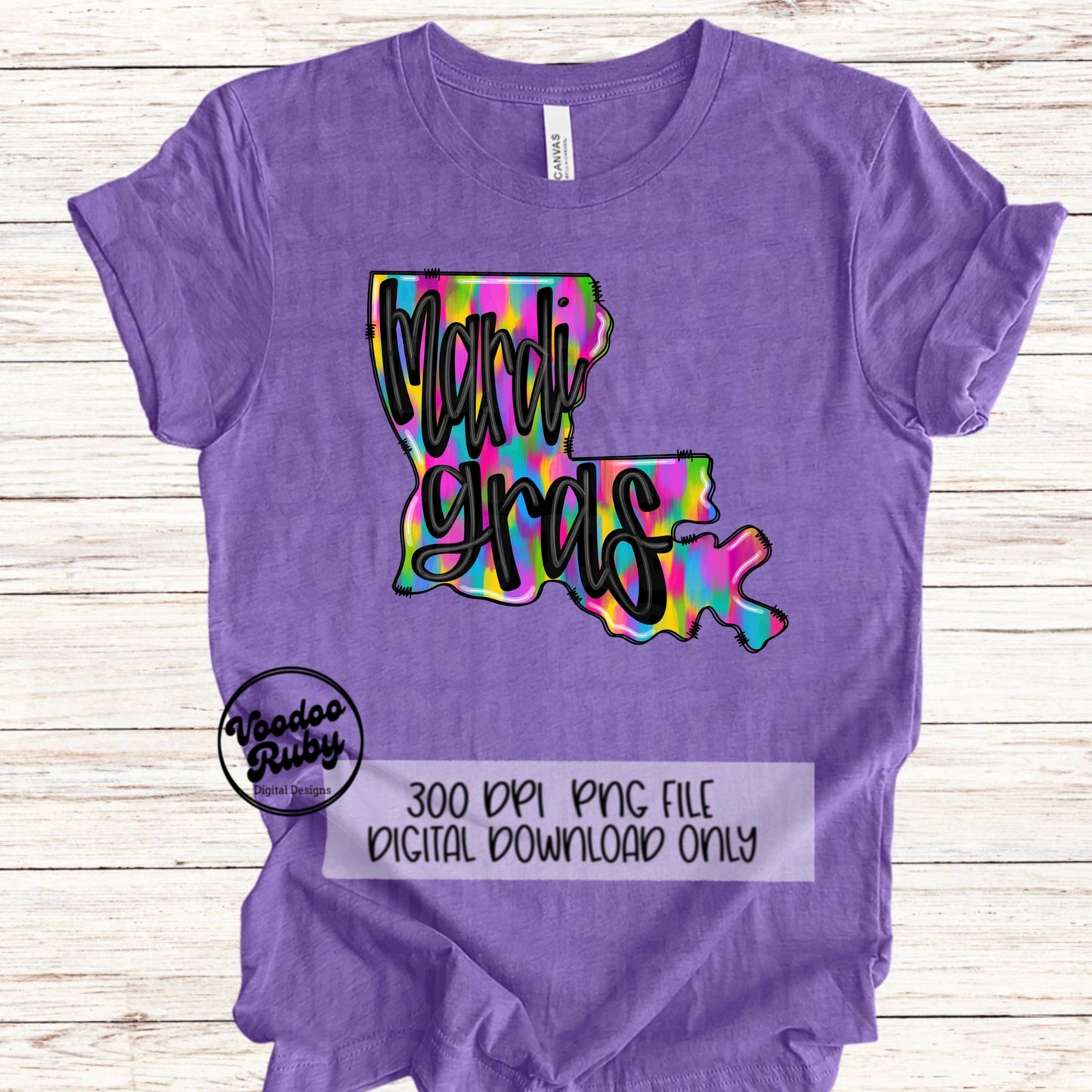 Mardi Gras Crawfish PNG: Louisiana Sublimation Design (Digital Download