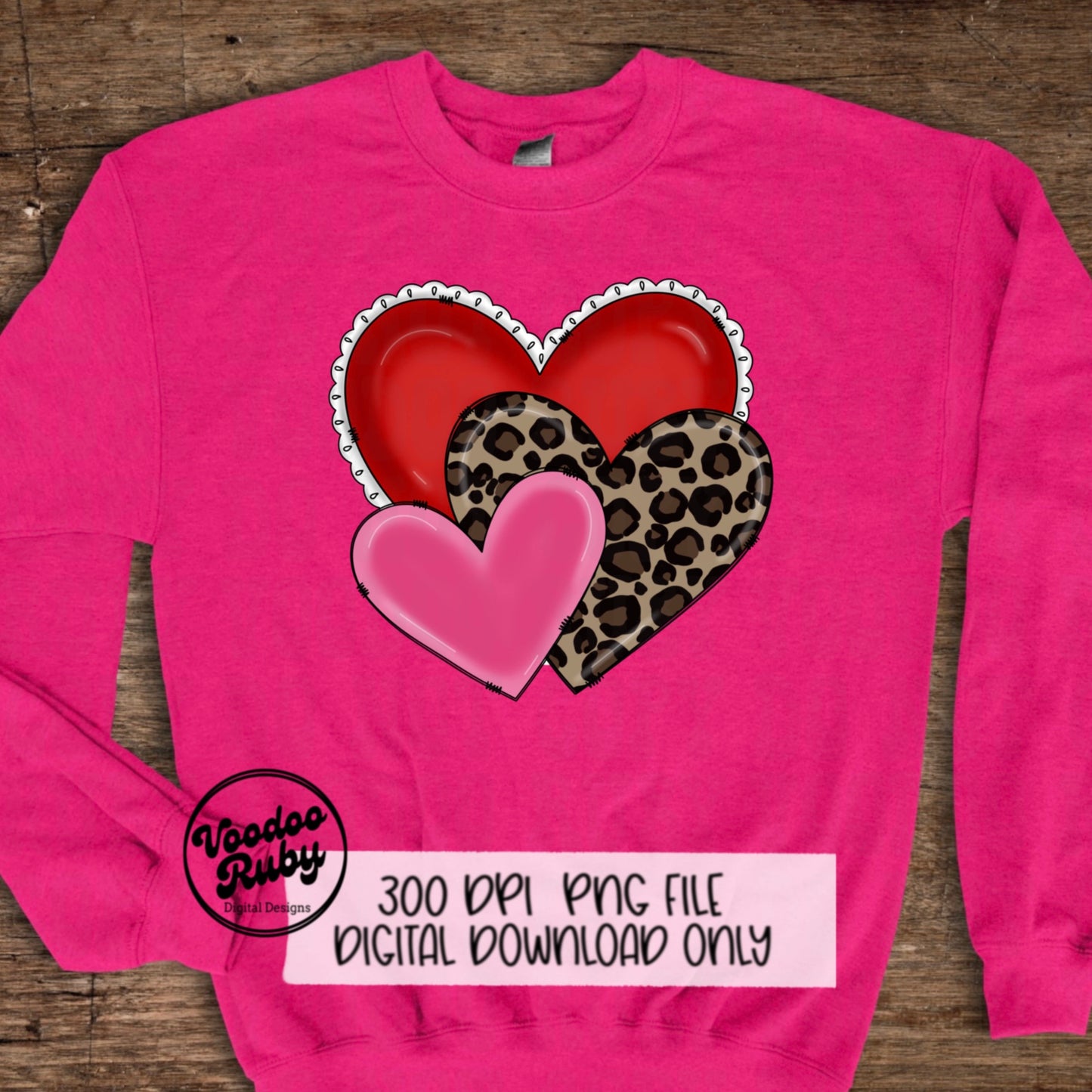 Love PNG Design Valentine’s Day Sublimation Digital Download Hearts Love DTF Valentines Love Clip Art Leopard Hearts png