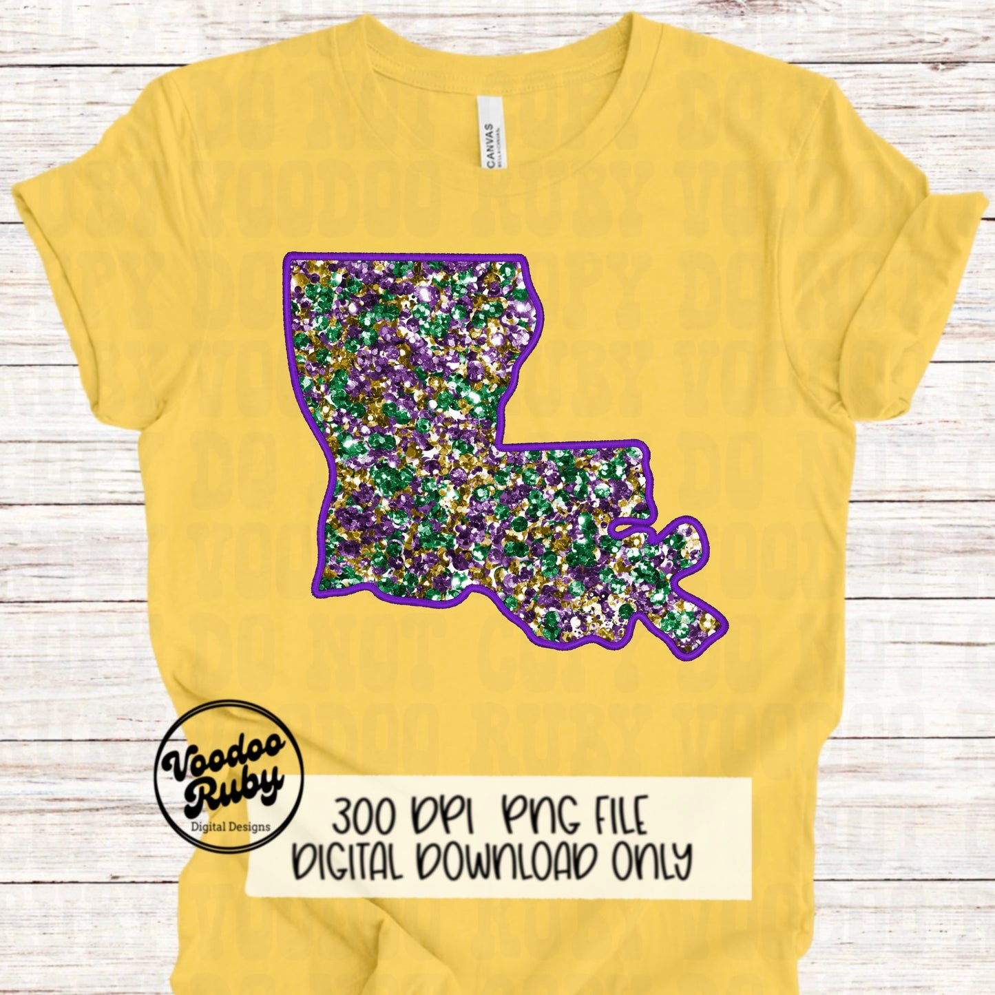 Glitter Mardi Gras Louisiana PNG Design Sublimation Faux Embroidery PNG Digital Download Crawfish PNG Mardi Gras dtf Printable Cajun png