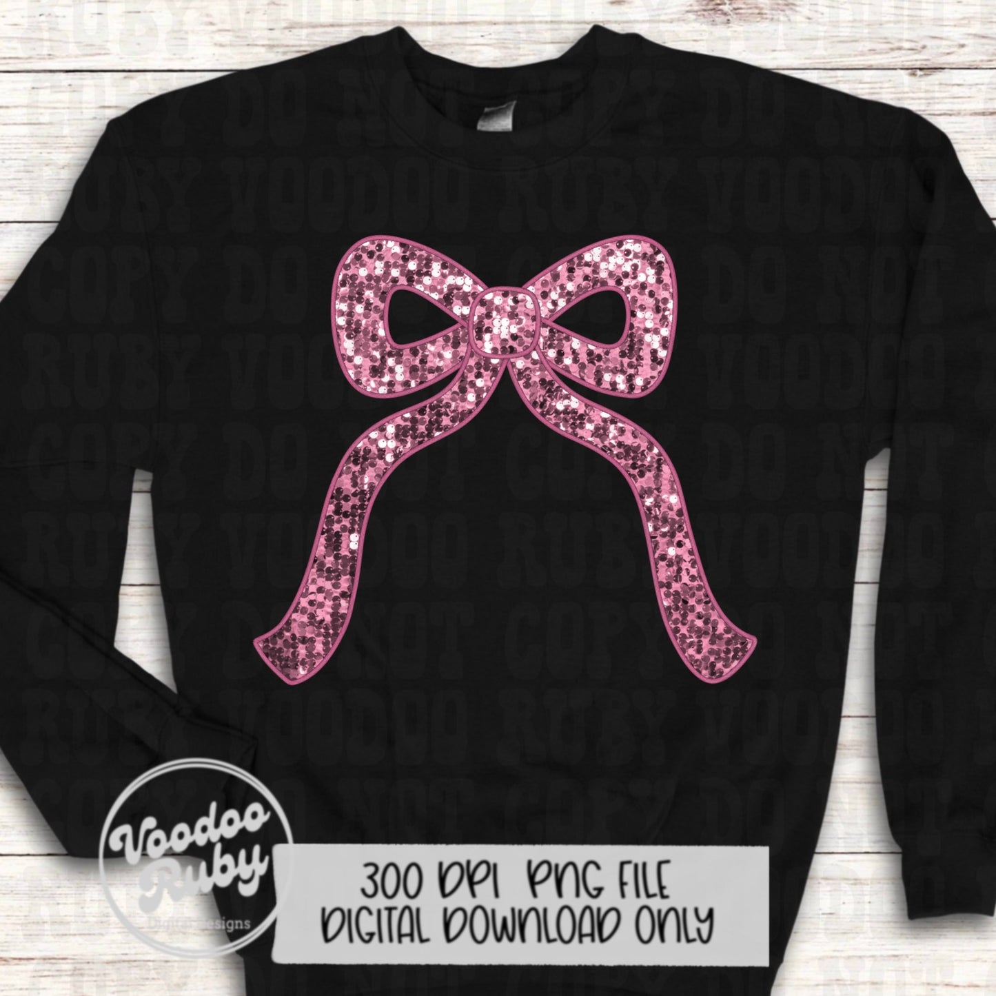 Sequin Pink Bow PNG Design Sublimation Hand Drawn Digital Download Coquette Faux Sequins Faux Embroidery Pink Girly DTF Ribbon Clip Art