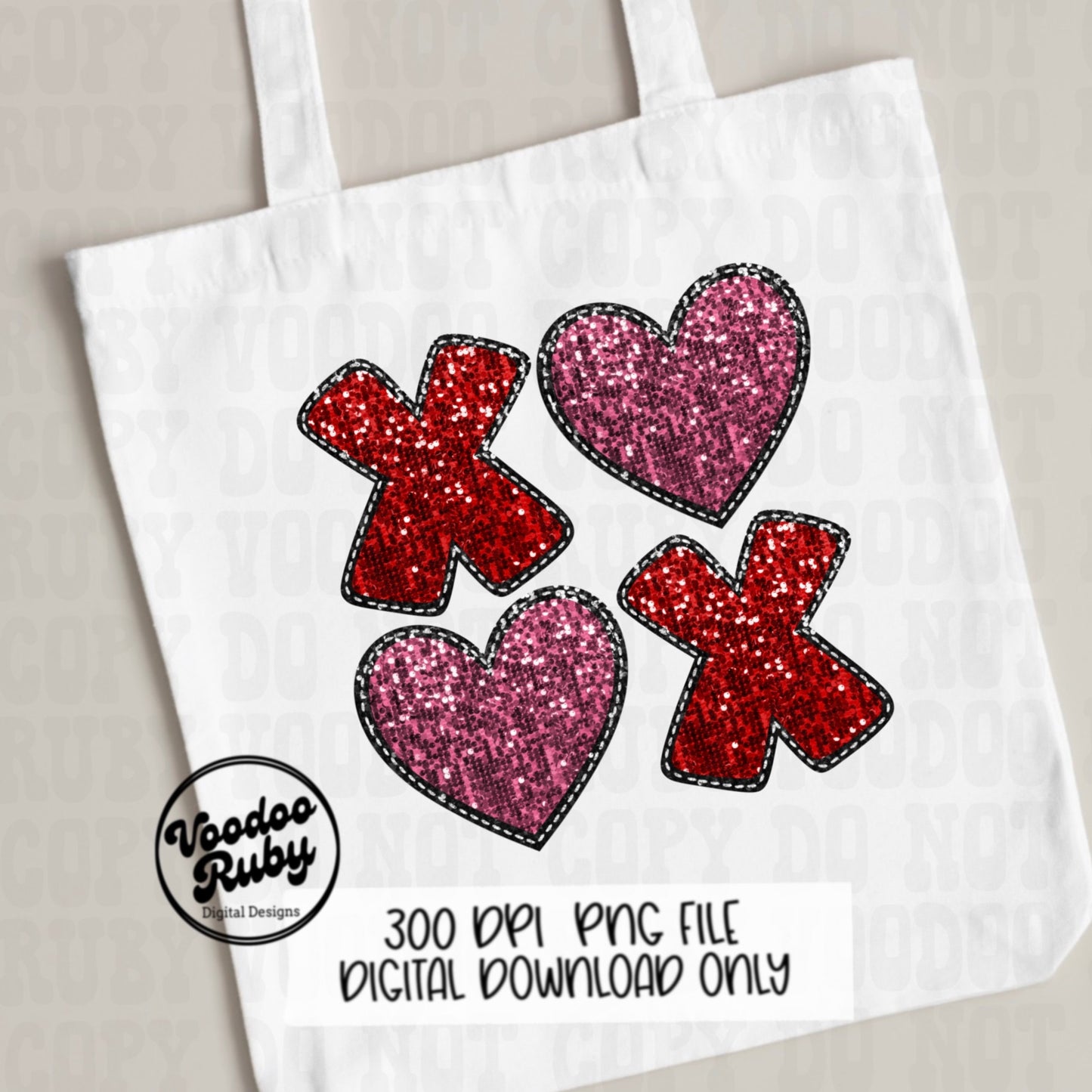 Sequin Love PNG Design Sublimation Digital Download Valentines Day PNG Faux Sequins Xoxo png Faux Embroidery Love DTF Printable