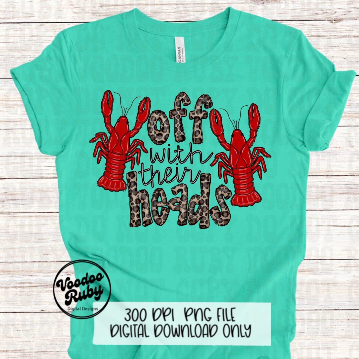 Louisiana Crawfish PNG: Hand-Drawn Leopard Doodle Letters (Digital Download