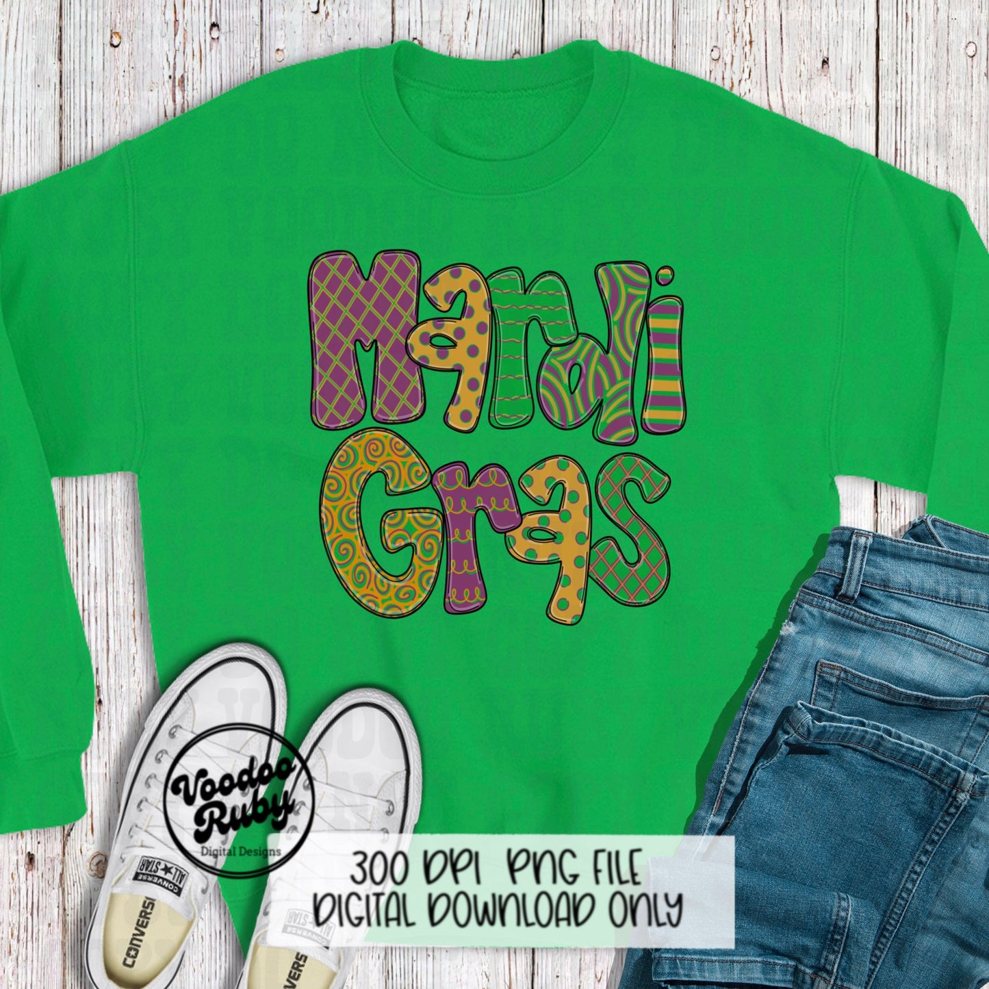 Louisiana Mardi Gras PNG Design Mardi Gras Hand Drawn Digital Download PNG Vintage Mardi Gras DTF Printable Mardi Gras Sublimation Cajun png