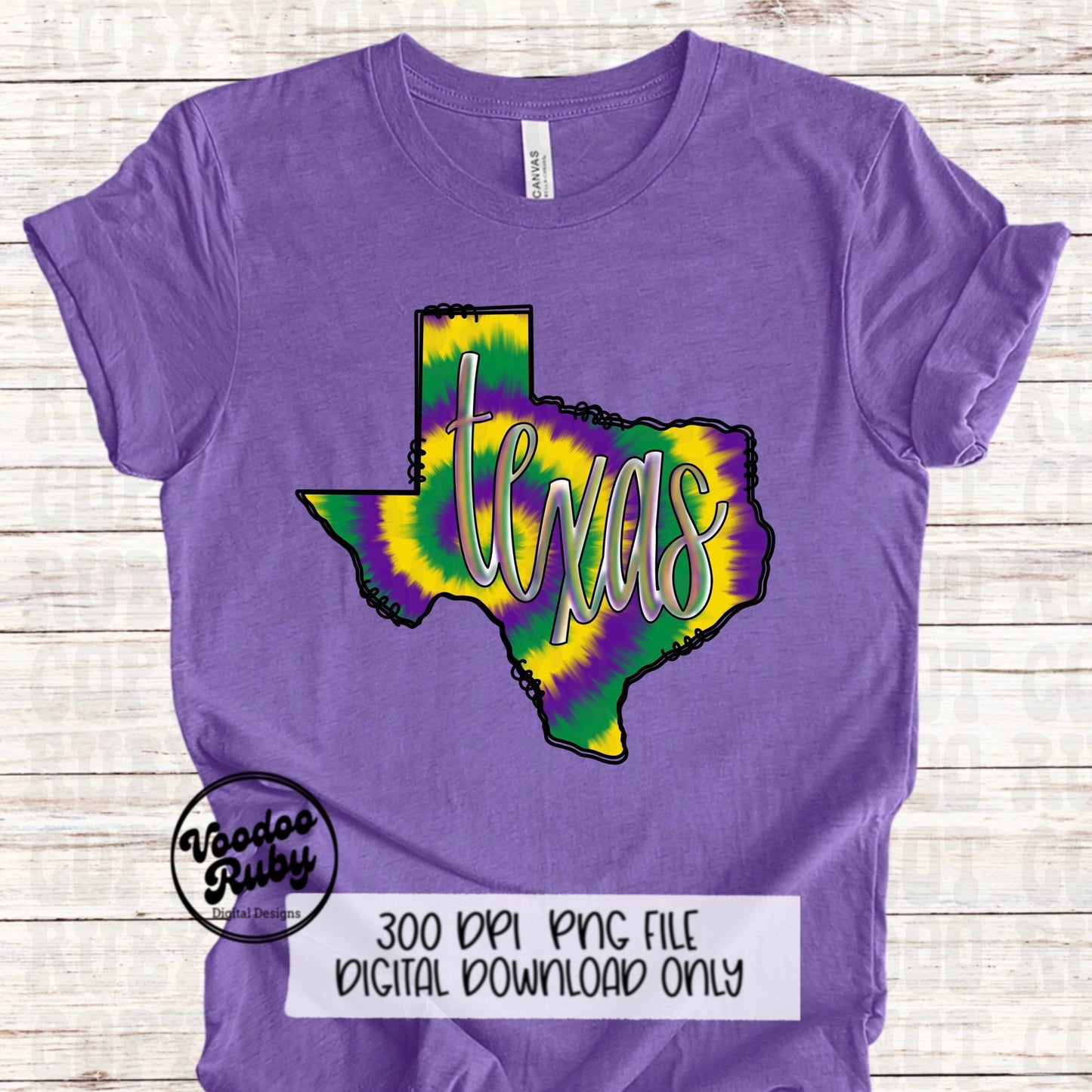 Texas Mardi Gras PNG Design Sublimation Mardi Gras Hand Drawn Digital Download Western PNG Mardi Gras Texas DTF Printable