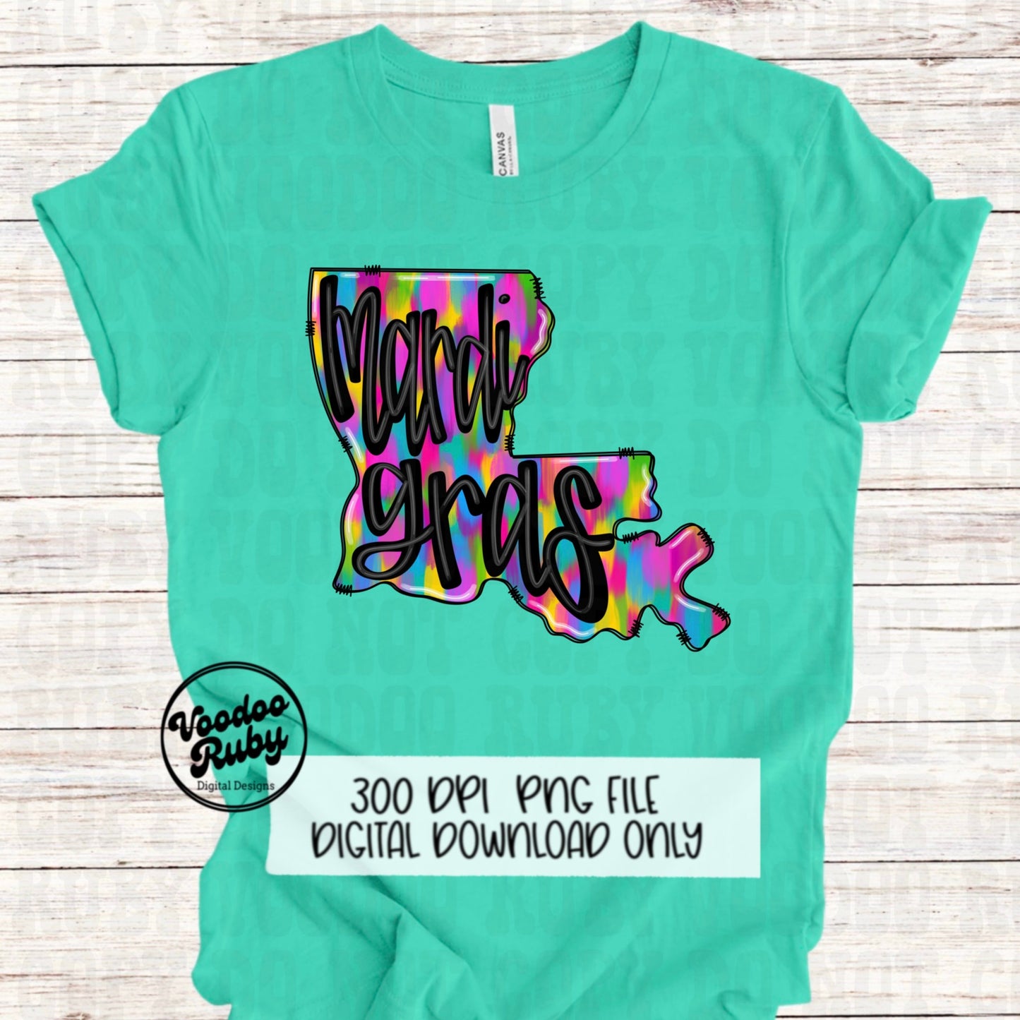 Mardi Gras Crawfish PNG: Louisiana Sublimation Design (Digital Download