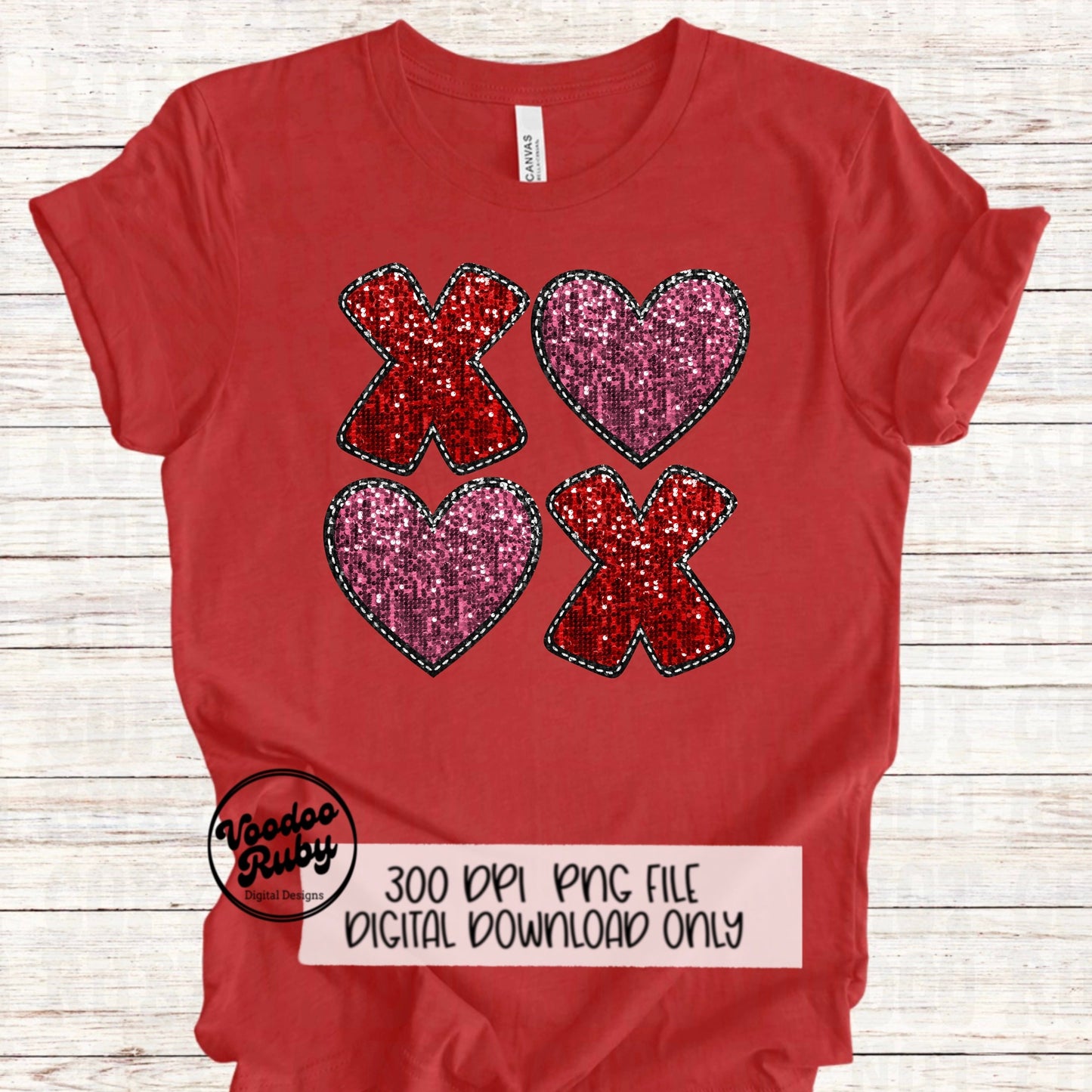 Sequin Love PNG Design Sublimation Digital Download Valentines Day PNG Faux Sequins Xoxo png Faux Embroidery Love DTF Printable
