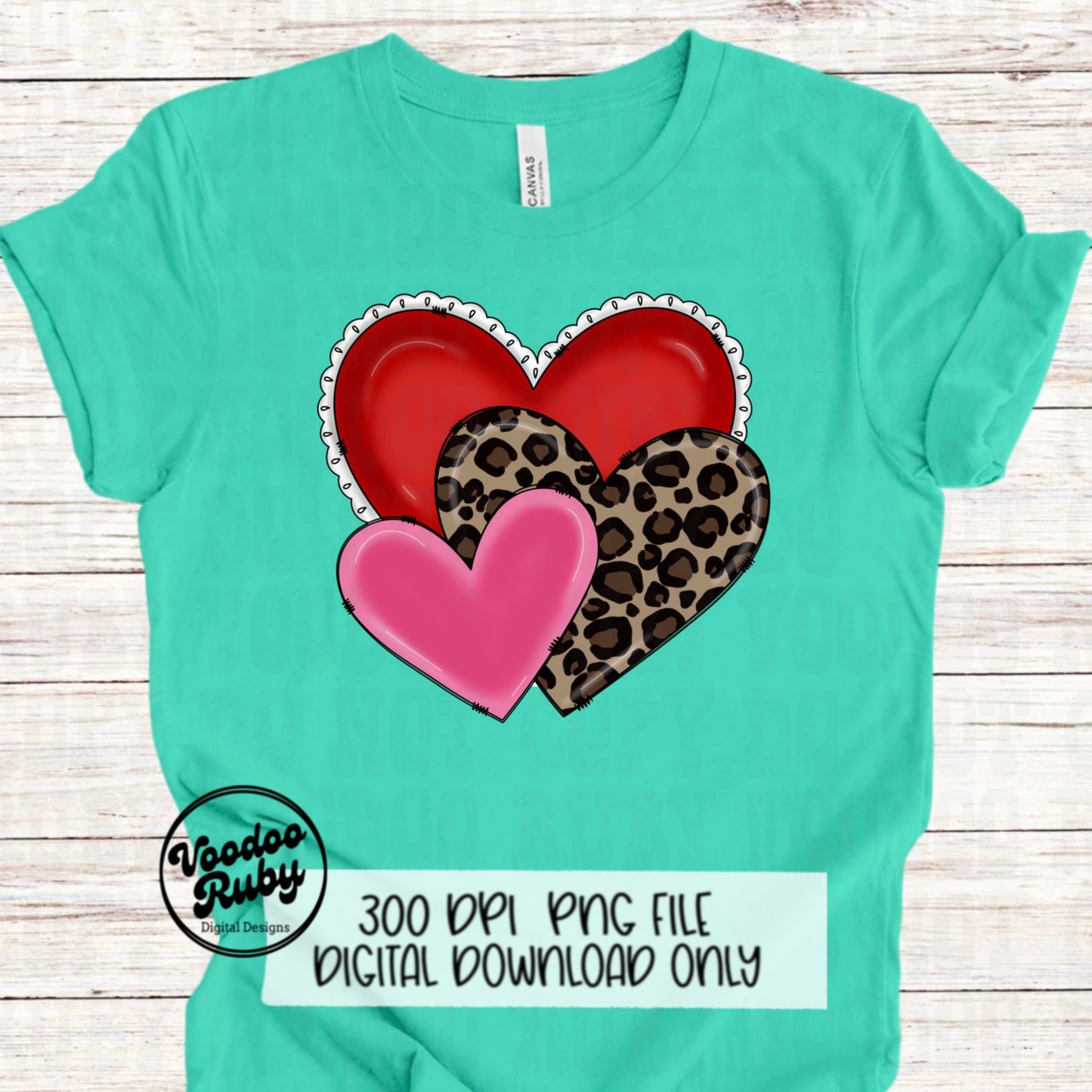Love PNG Design Valentine’s Day Sublimation Digital Download Hearts Love DTF Valentines Love Clip Art Leopard Hearts png