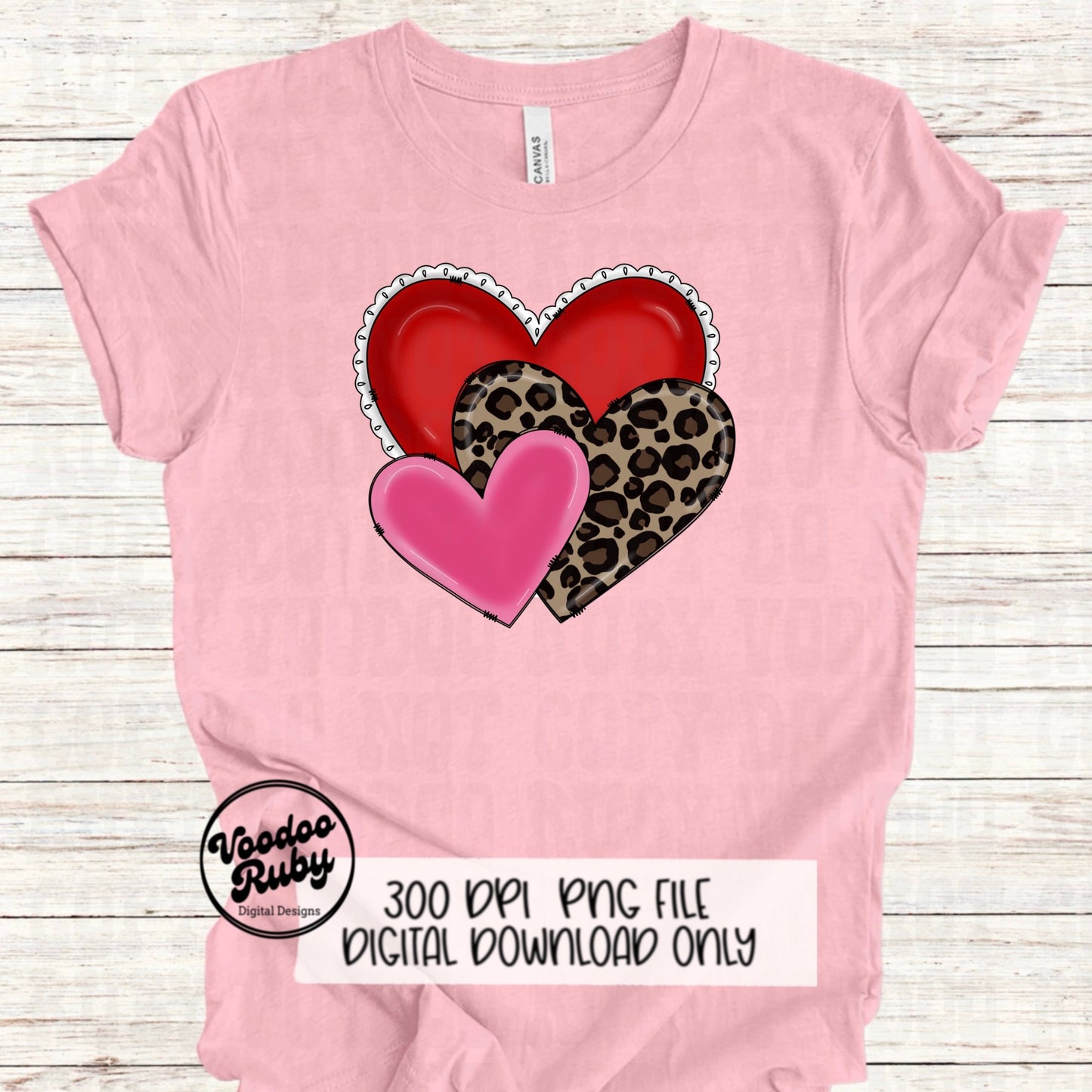 Love PNG Design Valentine’s Day Sublimation Digital Download Hearts Love DTF Valentines Love Clip Art Leopard Hearts png