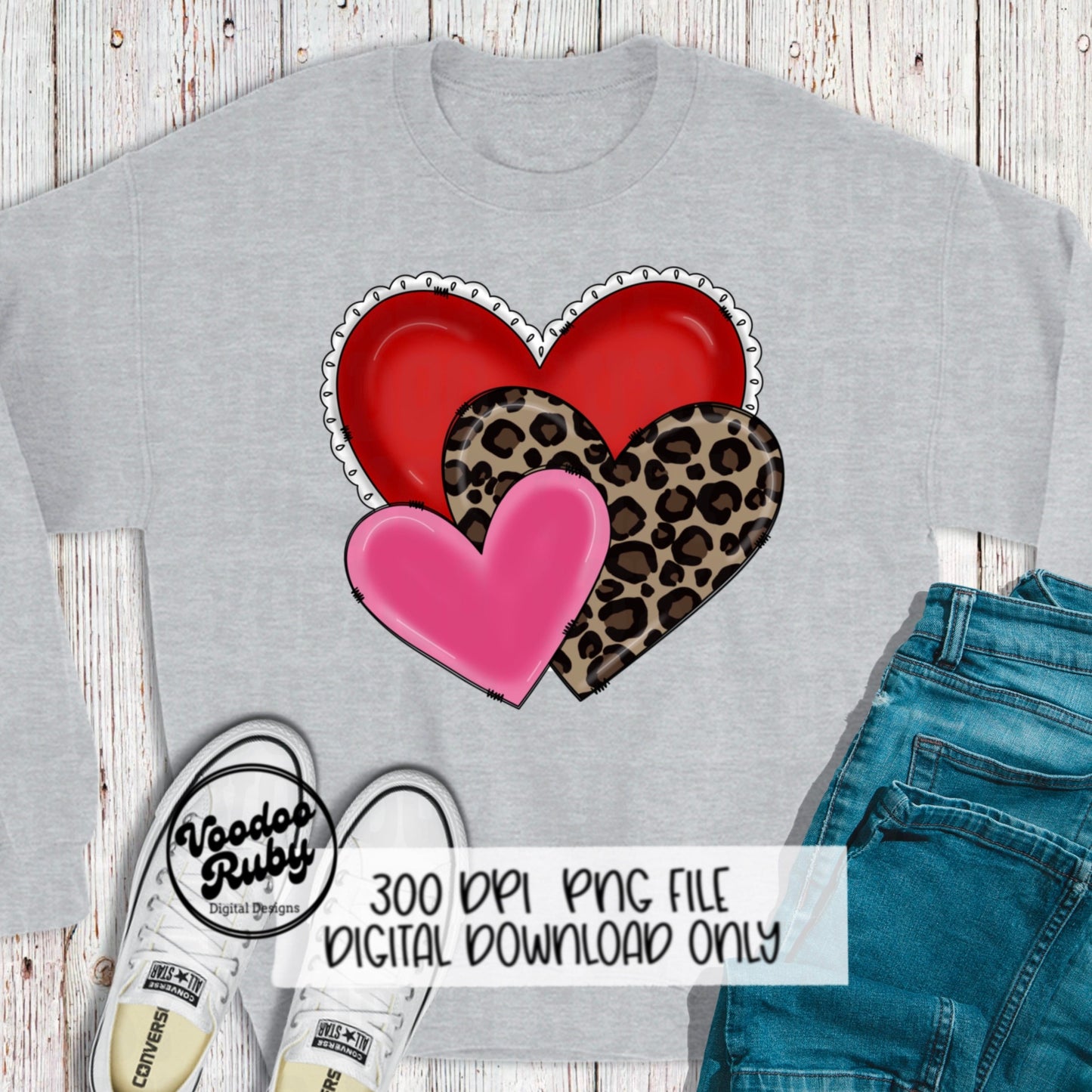 Love PNG Design Valentine’s Day Sublimation Digital Download Hearts Love DTF Valentines Love Clip Art Leopard Hearts png