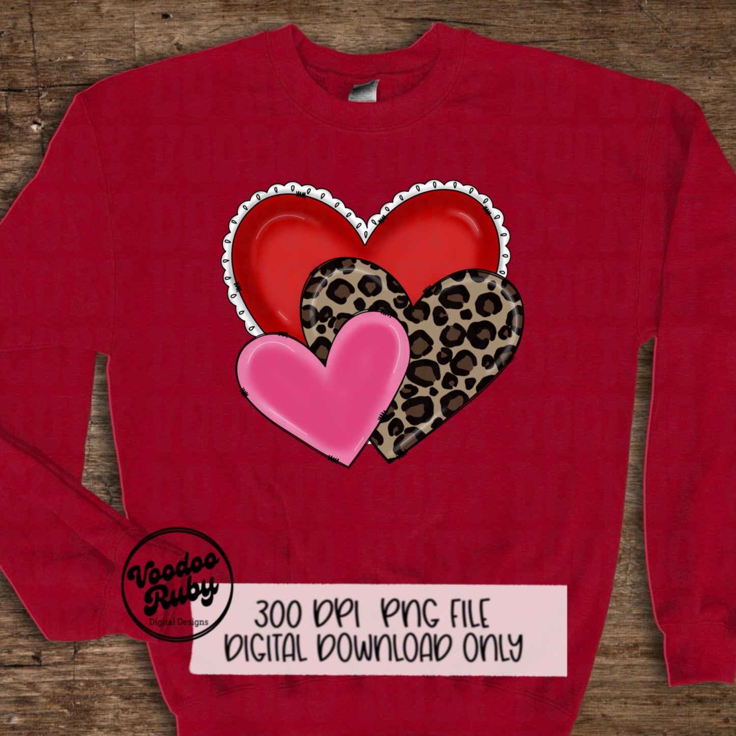 Love PNG Design Valentine’s Day Sublimation Digital Download Hearts Love DTF Valentines Love Clip Art Leopard Hearts png