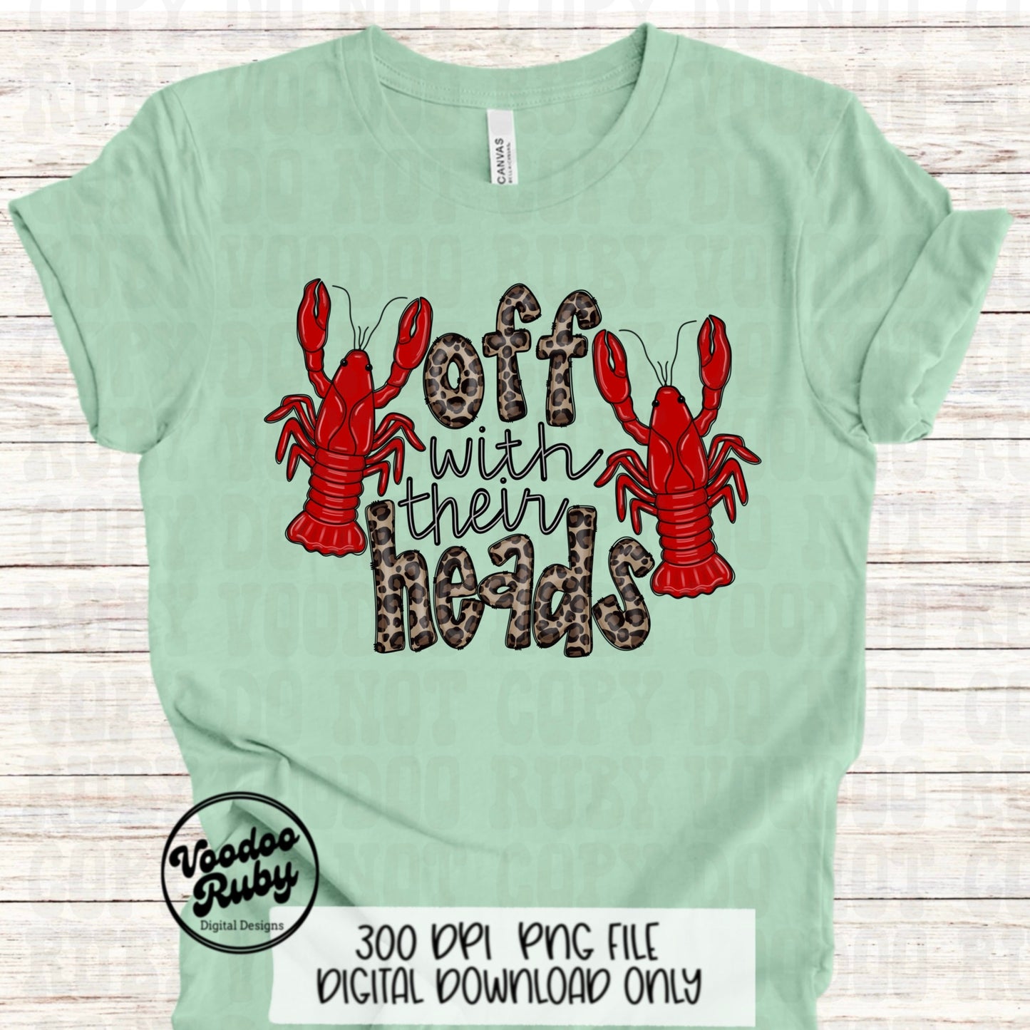 Louisiana Crawfish PNG: Hand-Drawn Leopard Doodle Letters (Digital Download