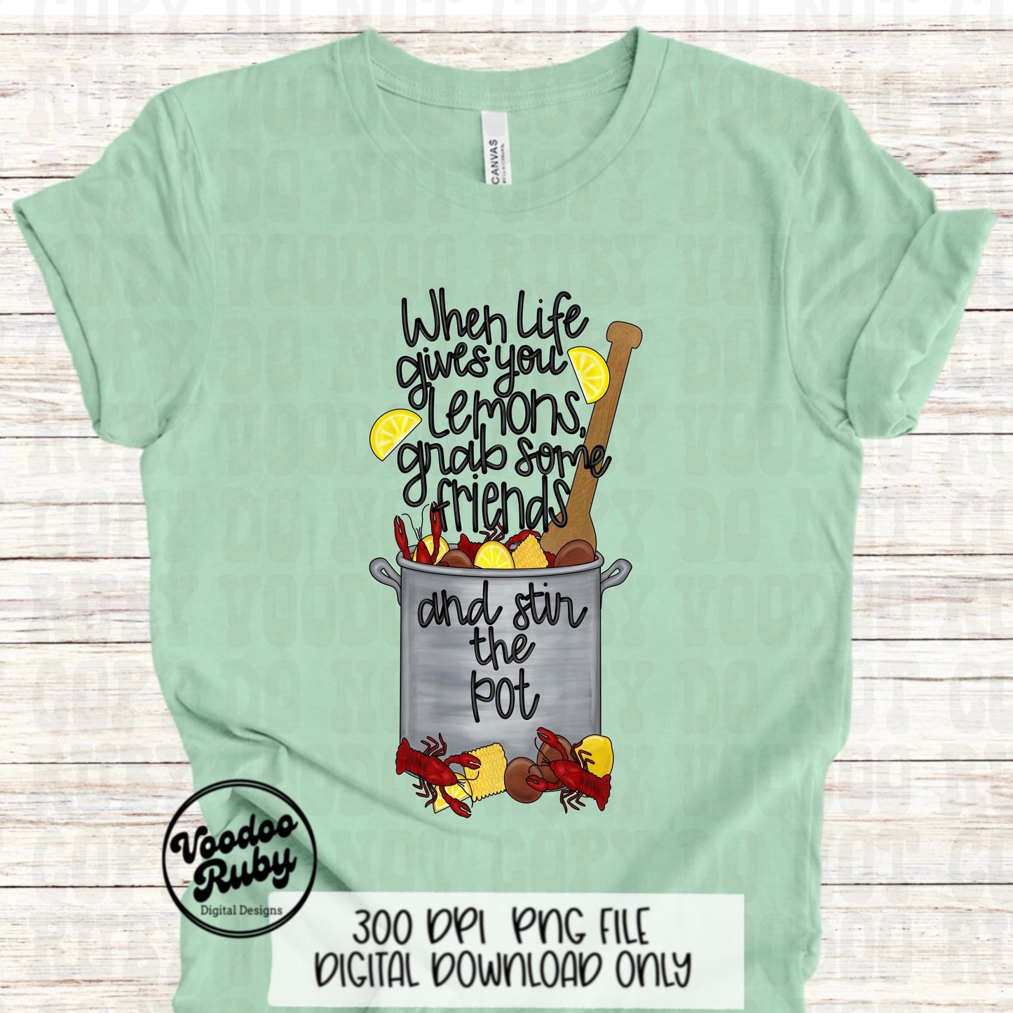 Louisiana Crawfish PNG Design: Cajun Boil Art (Digital Download