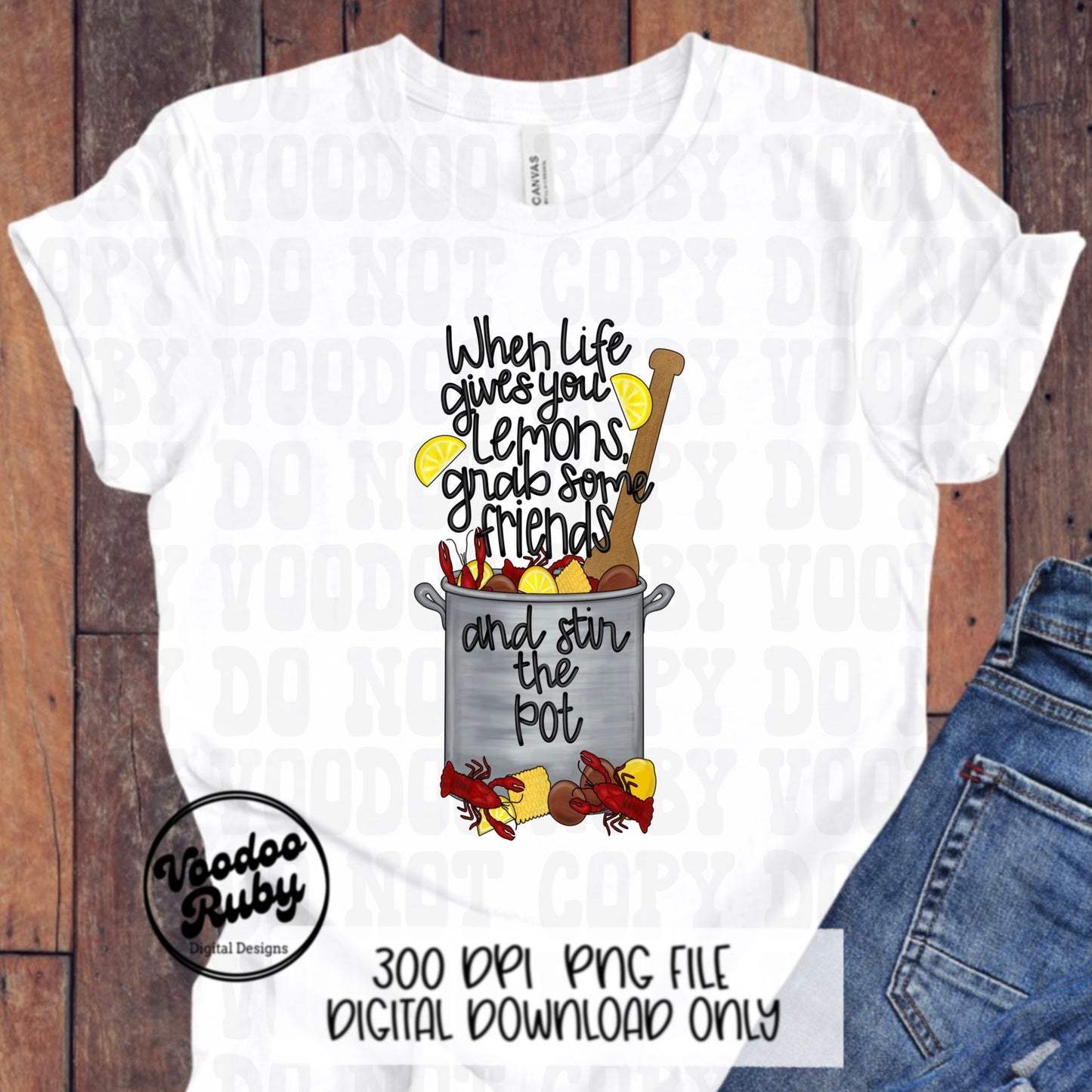 Louisiana Crawfish PNG Design: Cajun Boil Art (Digital Download