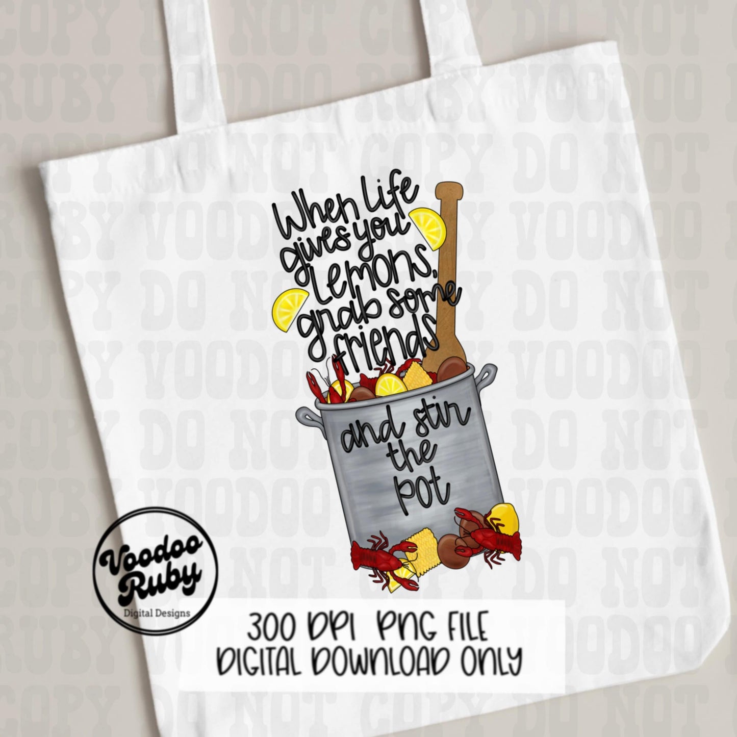 Louisiana Crawfish PNG Design: Cajun Boil Art (Digital Download