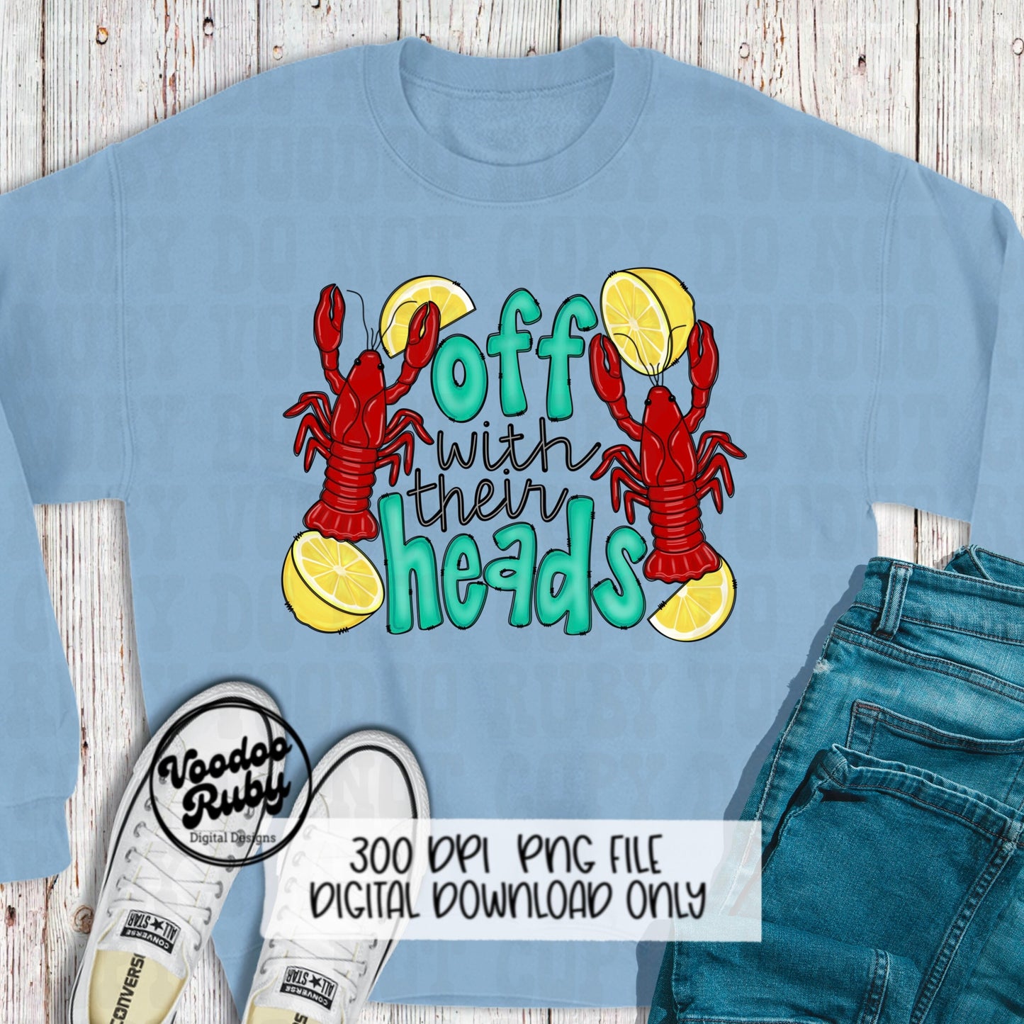 Louisiana Crawfish Boil PNG: Hand-Drawn Cajun Design (Digital Download