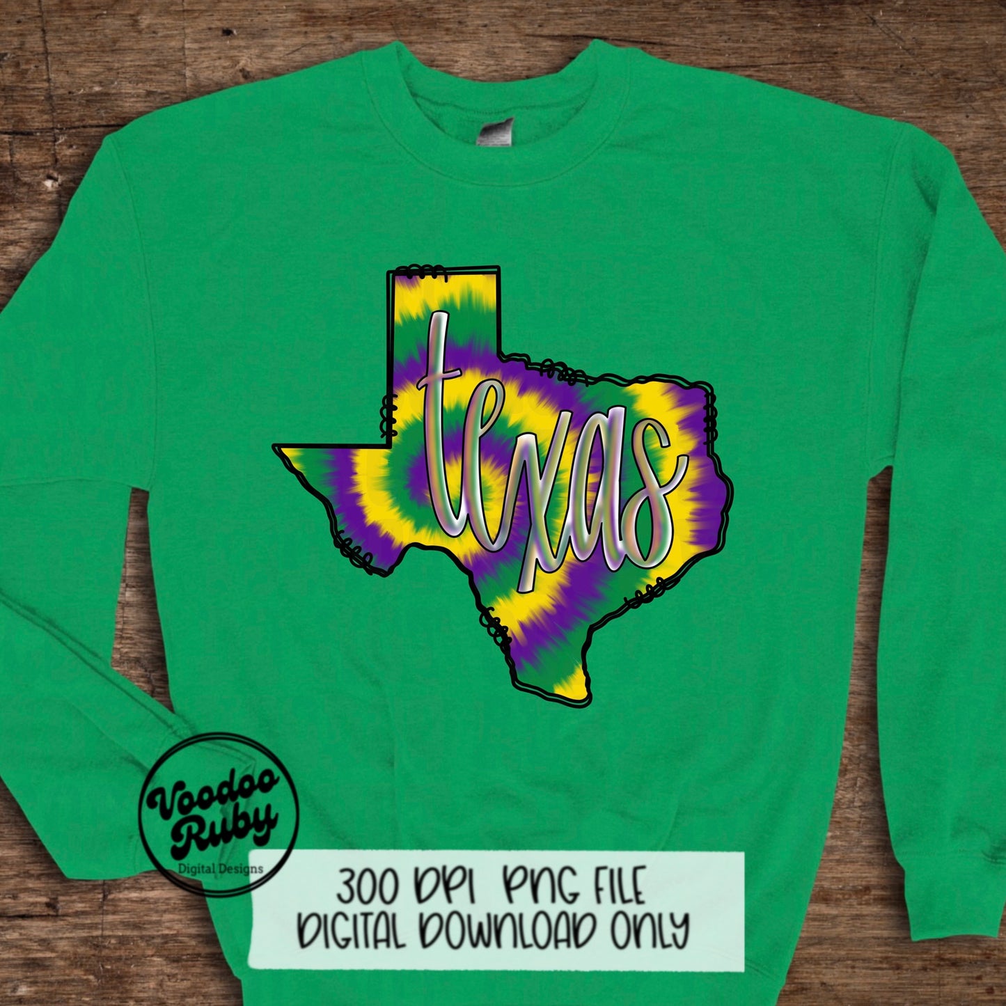 Texas Mardi Gras PNG Design Sublimation Mardi Gras Hand Drawn Digital Download Western PNG Mardi Gras Texas DTF Printable