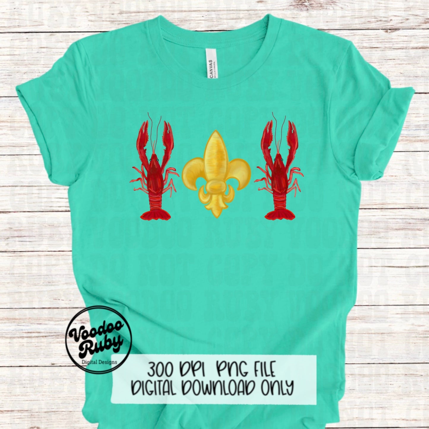 Louisiana Crawfish fleur de lis png design