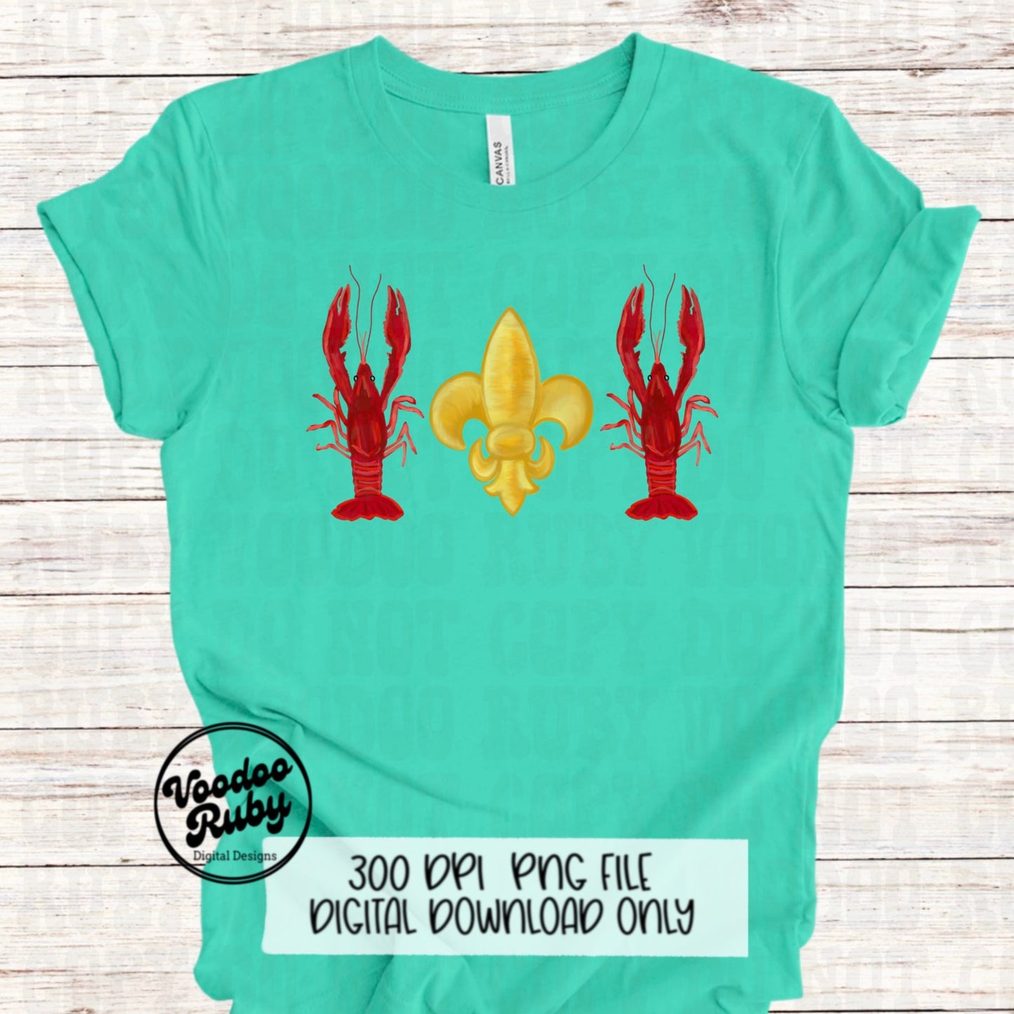 Louisiana Crawfish fleur de lis png design