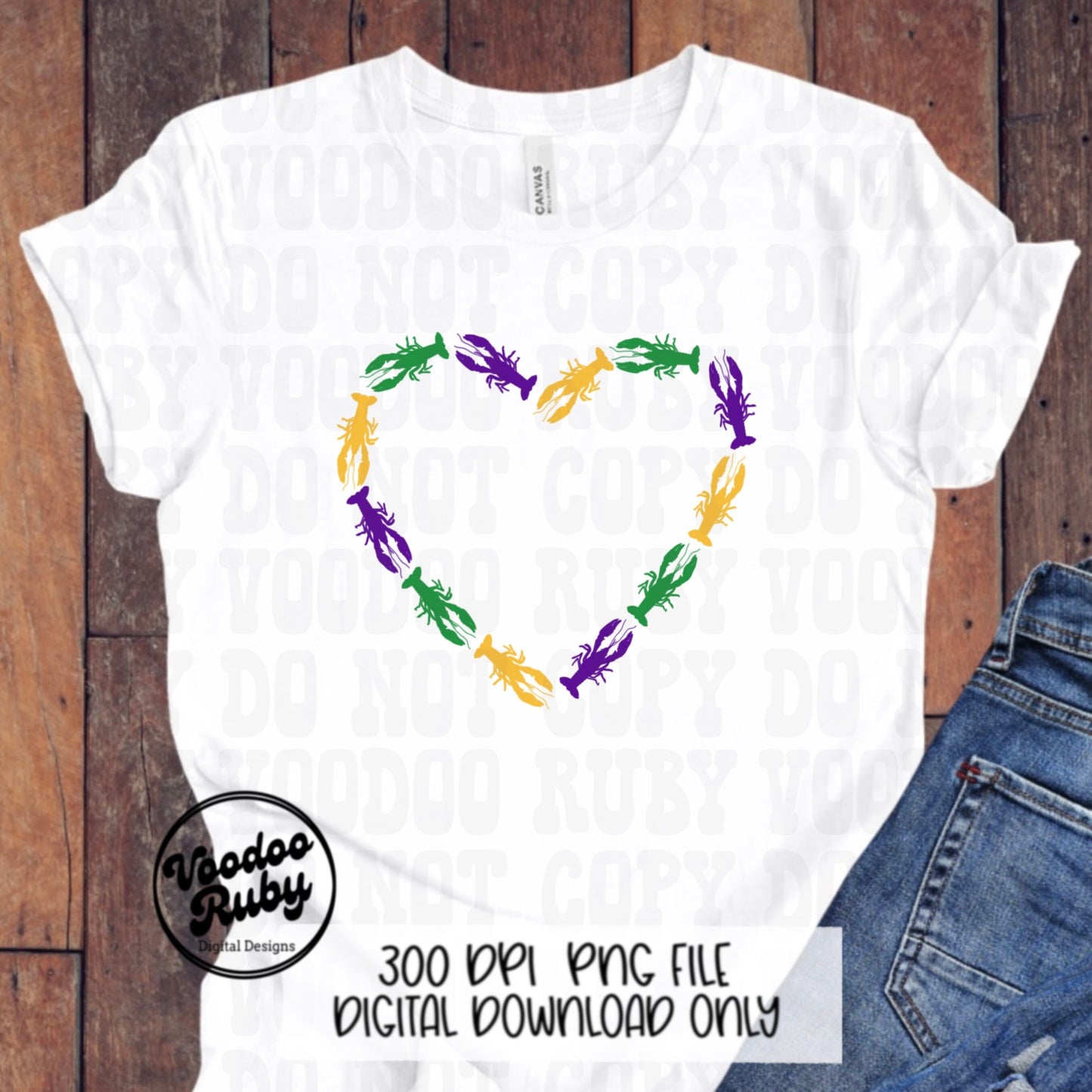 Mardi Gras PNG Design Crawfish PNG Hand Drawn Digital Download Love Mardi Gras png Louisiana png DTF Printable Purple Green Gold Mardi Gras
