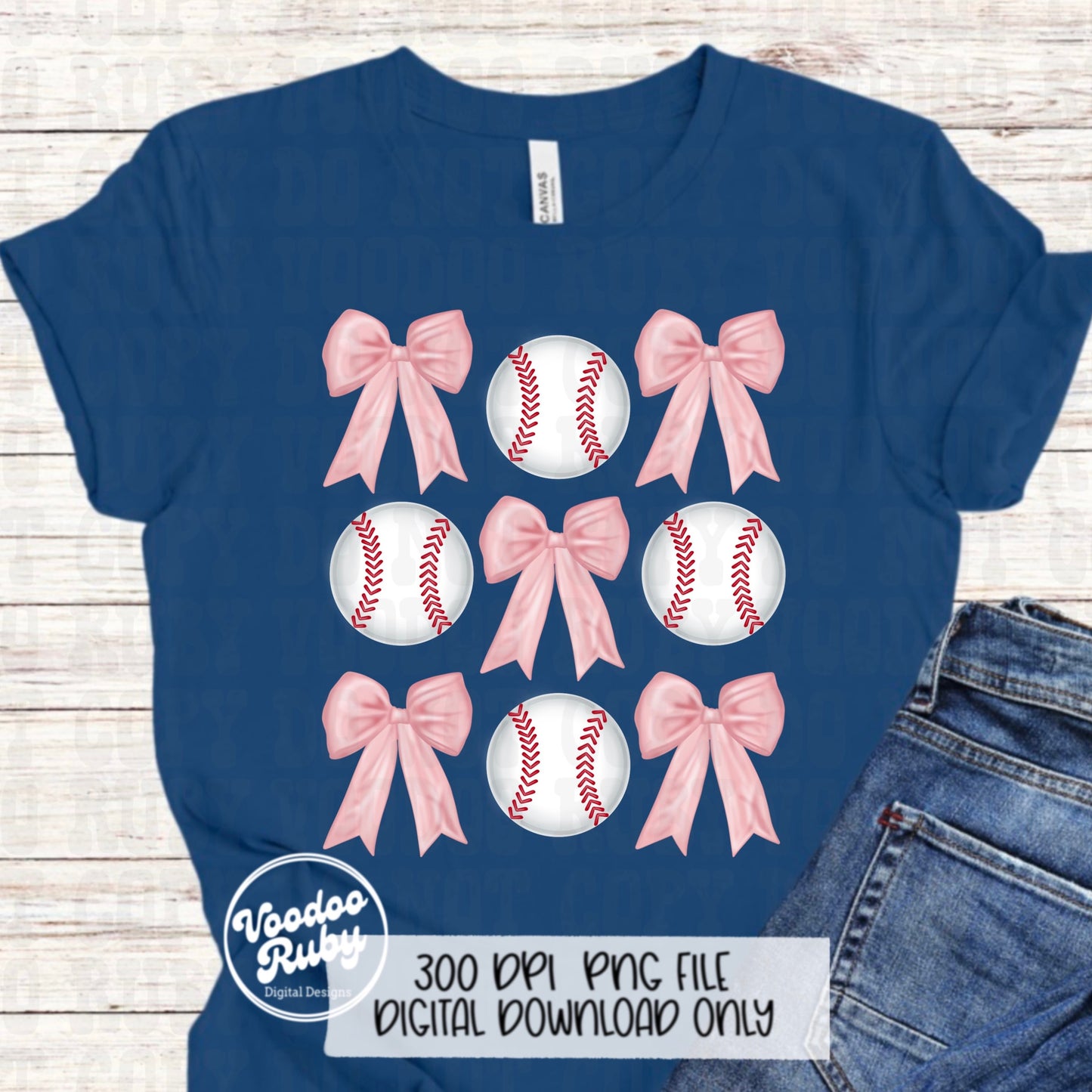 Pink Bow Baseball PNG Design Sublimation Hand Drawn Digital Download Coquette Pink Ribbon PNG Soft Girl Preppy Pink Girly DTF Printable