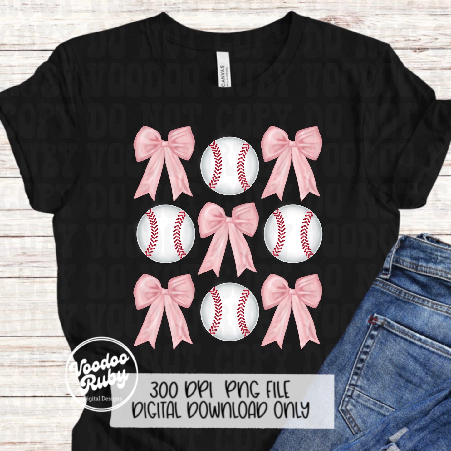Pink Bow Baseball PNG Design Sublimation Hand Drawn Digital Download Coquette Pink Ribbon PNG Soft Girl Preppy Pink Girly DTF Printable