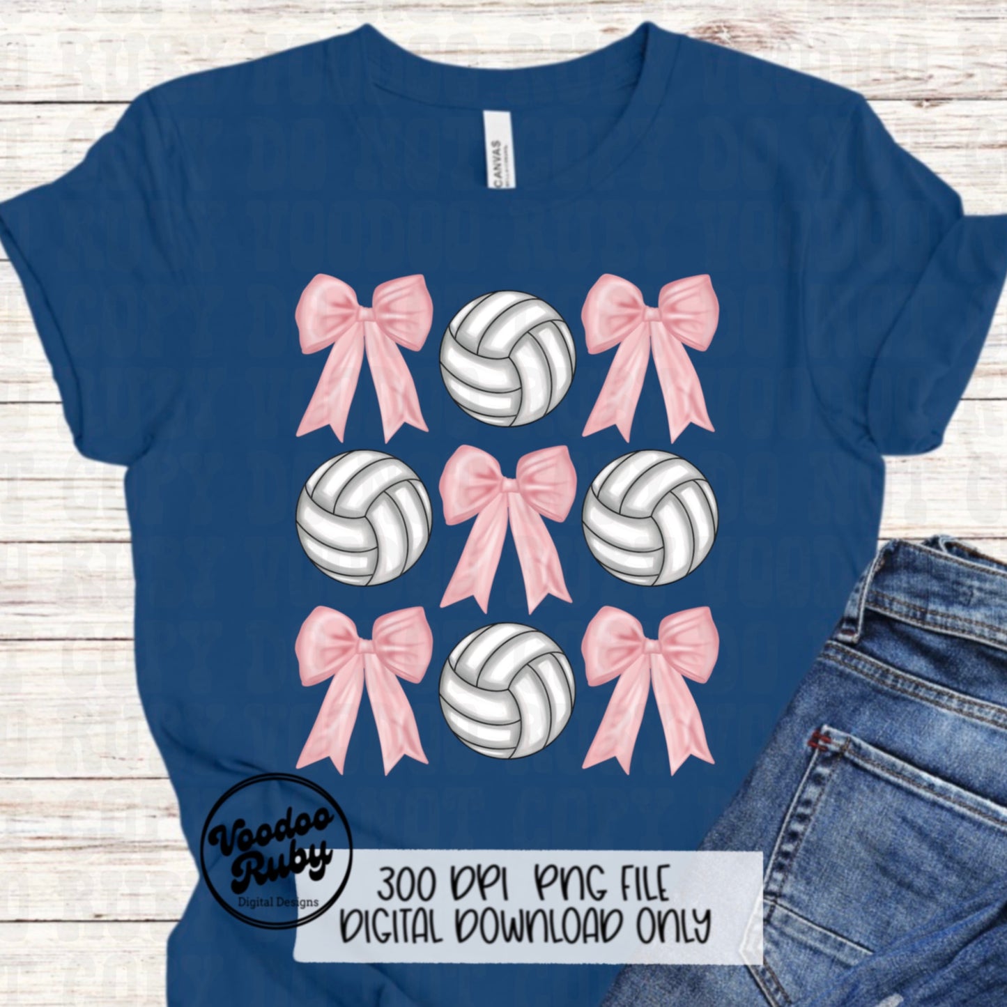 Pink Bow Volleyball PNG Design Sublimation Coquette Hand Drawn Digital Download Pink Ribbon PNG Soft Girl Preppy Pink Girly DTF Ribbon