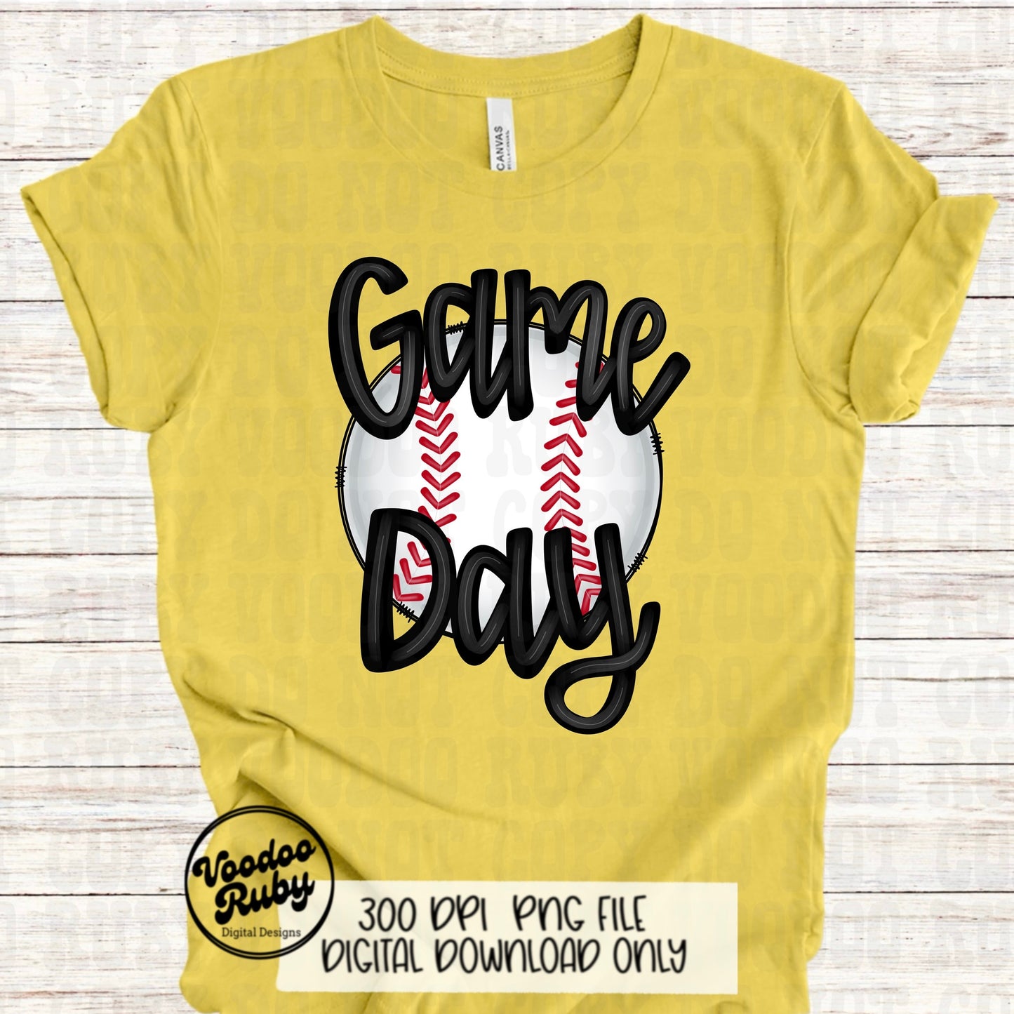 Game Day PNG Design Sublimation Hand Drawn Digital Download Baseball PNG Game Day Baseball DTF Printable Baseball Clip Art