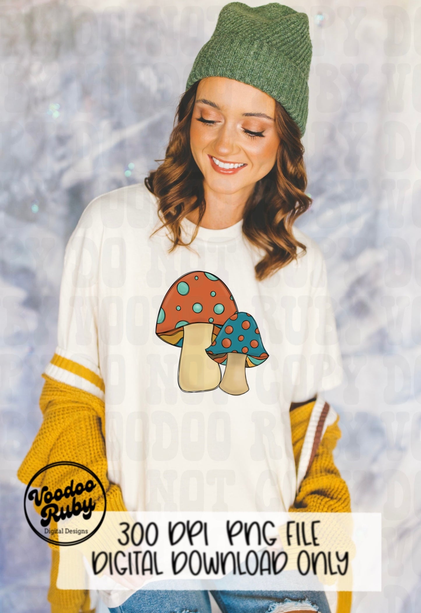 Mushroom Design PNG Sublimation Mushroom PNG Hand Drawn Digital Design Cottagecore Hippie PNG Plant Dtf Mushroom Clip Art Vintage Mushroom