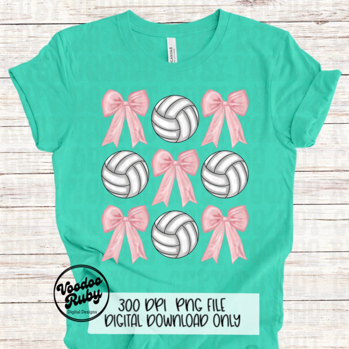 Pink Bow Volleyball PNG Design Sublimation Coquette Hand Drawn Digital Download Pink Ribbon PNG Soft Girl Preppy Pink Girly DTF Ribbon