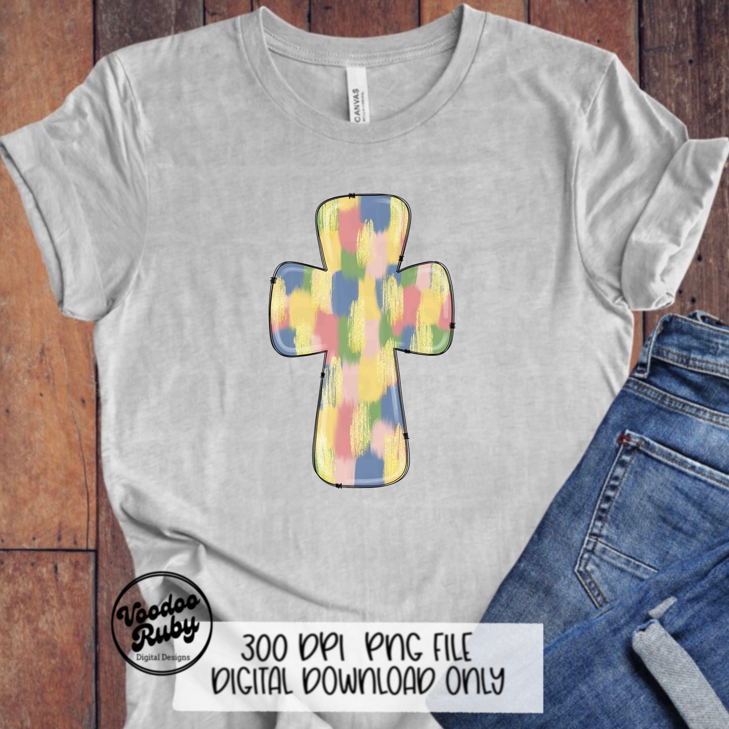 Christian Cross Jesus PNG Design Sublimation Christian Cross Hand Drawn Digital Download Christian Cross DTF Jesus Clip Art