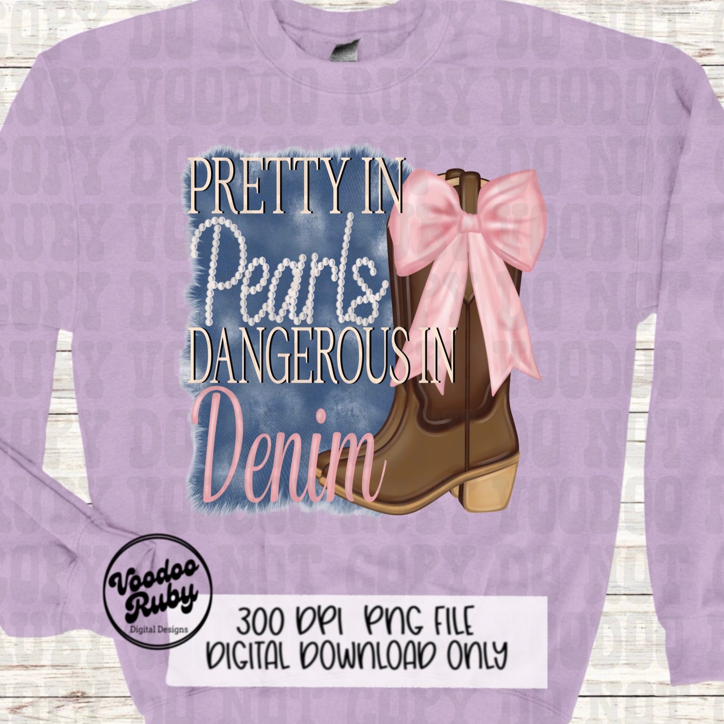 Coquette Cowgirl PNG Sublimation Design Hand Drawn Digital Download Pink Bow PNG Mama Clip Art Denim Pearls Png Coquette dtf Printable