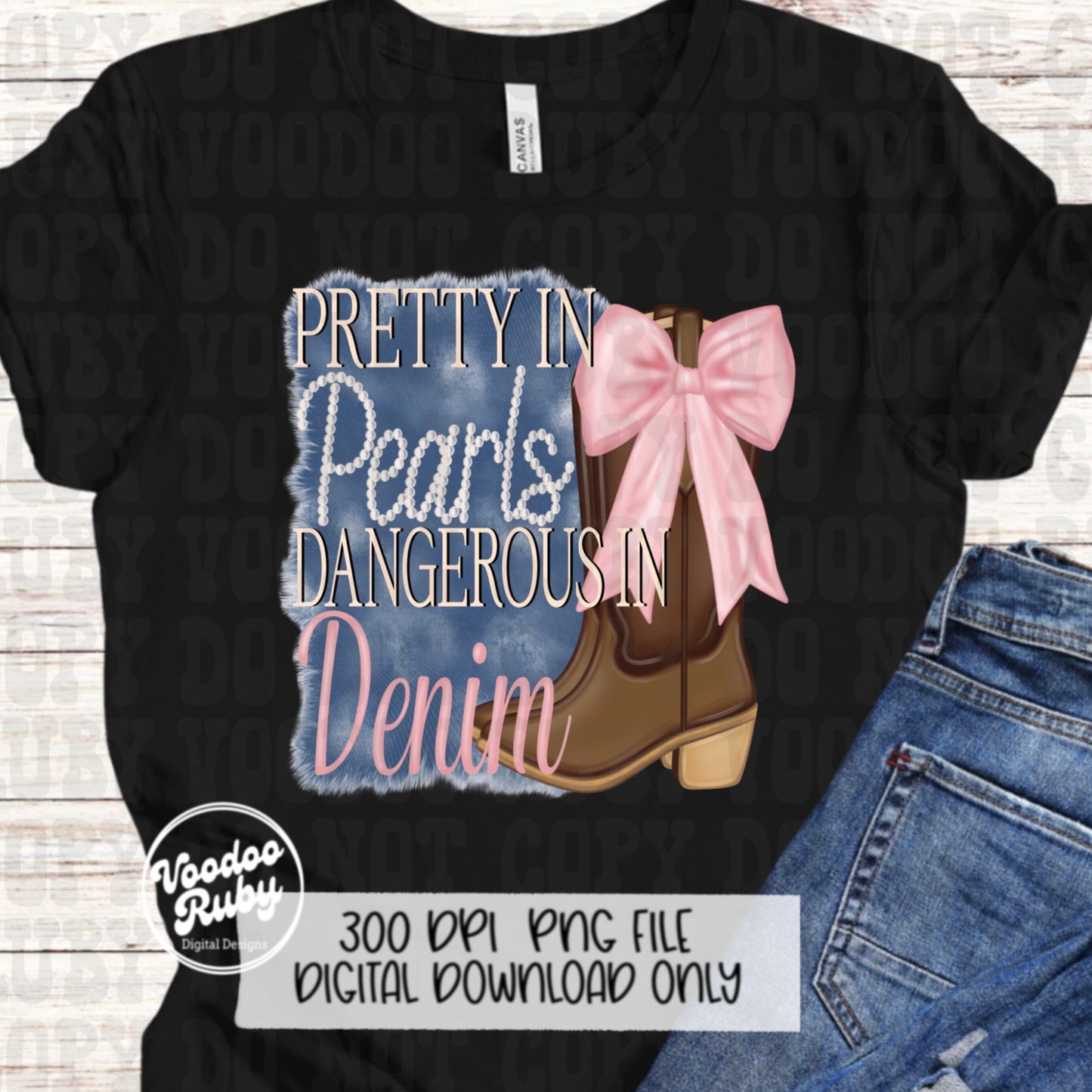Coquette Cowgirl PNG Sublimation Design Hand Drawn Digital Download Pink Bow PNG Mama Clip Art Denim Pearls Png Coquette dtf Printable