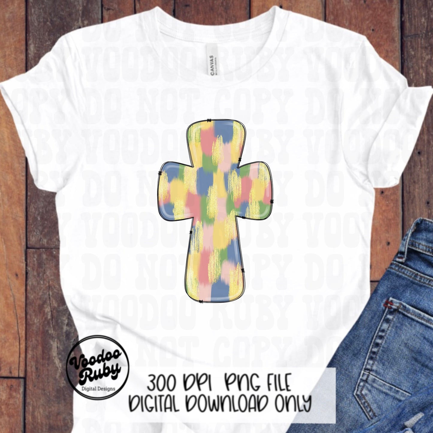 Christian Cross Jesus PNG Design Sublimation Christian Cross Hand Drawn Digital Download Christian Cross DTF Jesus Clip Art