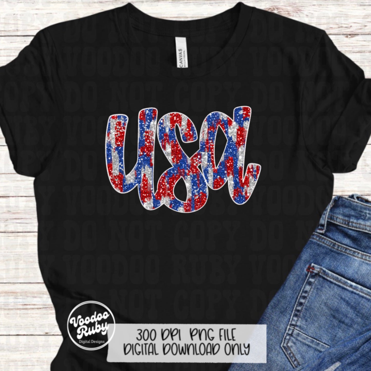 4th of July Glitter USA PNG Sublimation Design Hand Drawn Digital Download Sequin Glitter Patriotic png Summer USA American dtf