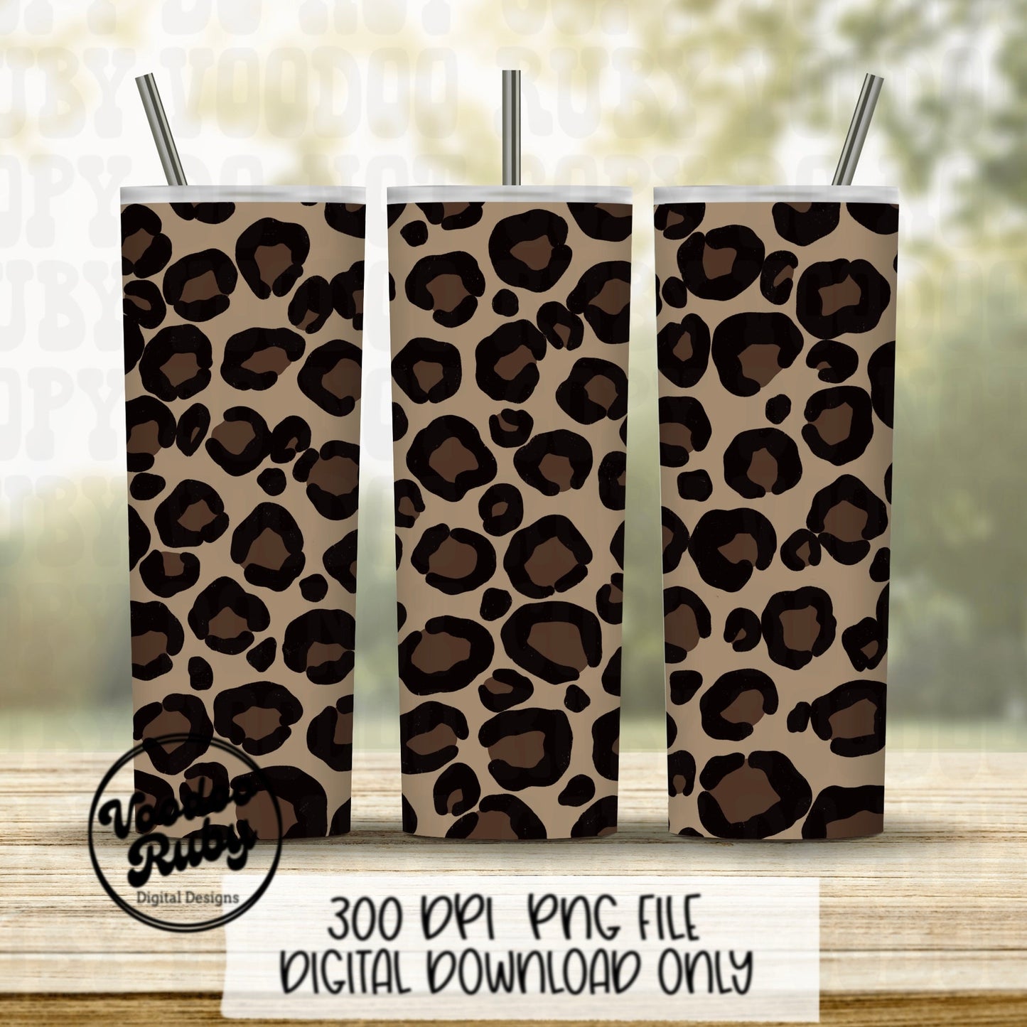 Leopard PNG Design Sublimation Hand Drawn Digital Download Leopard Background Digital Paper Leopard DTF Printable Sublimation Tumbler png