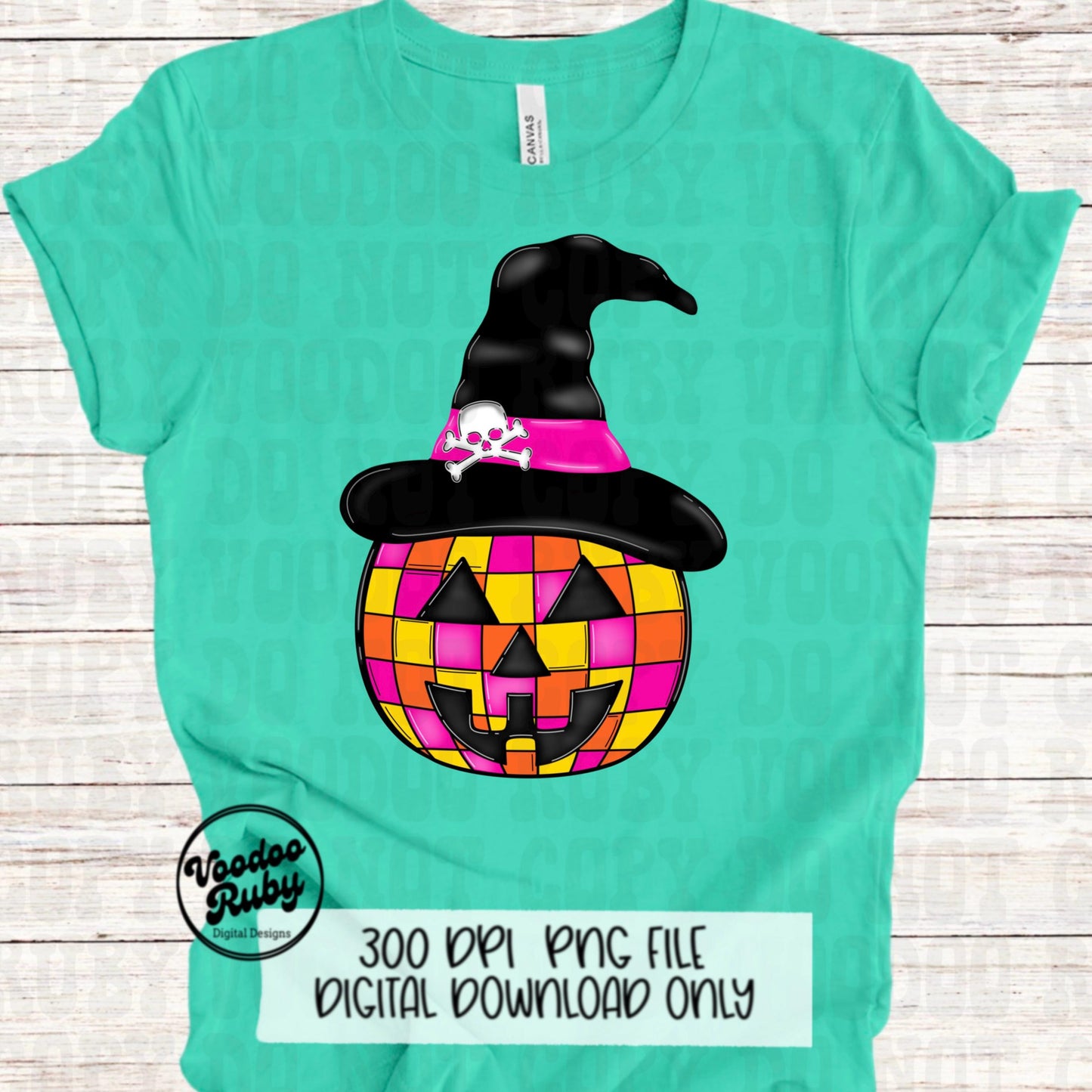 Halloween Disco Ball Pumpkin PNG Design Halloween Sublimation Hand Drawn Digital Download Pumpkin Witch Trendy DTF Halloween Clip Art