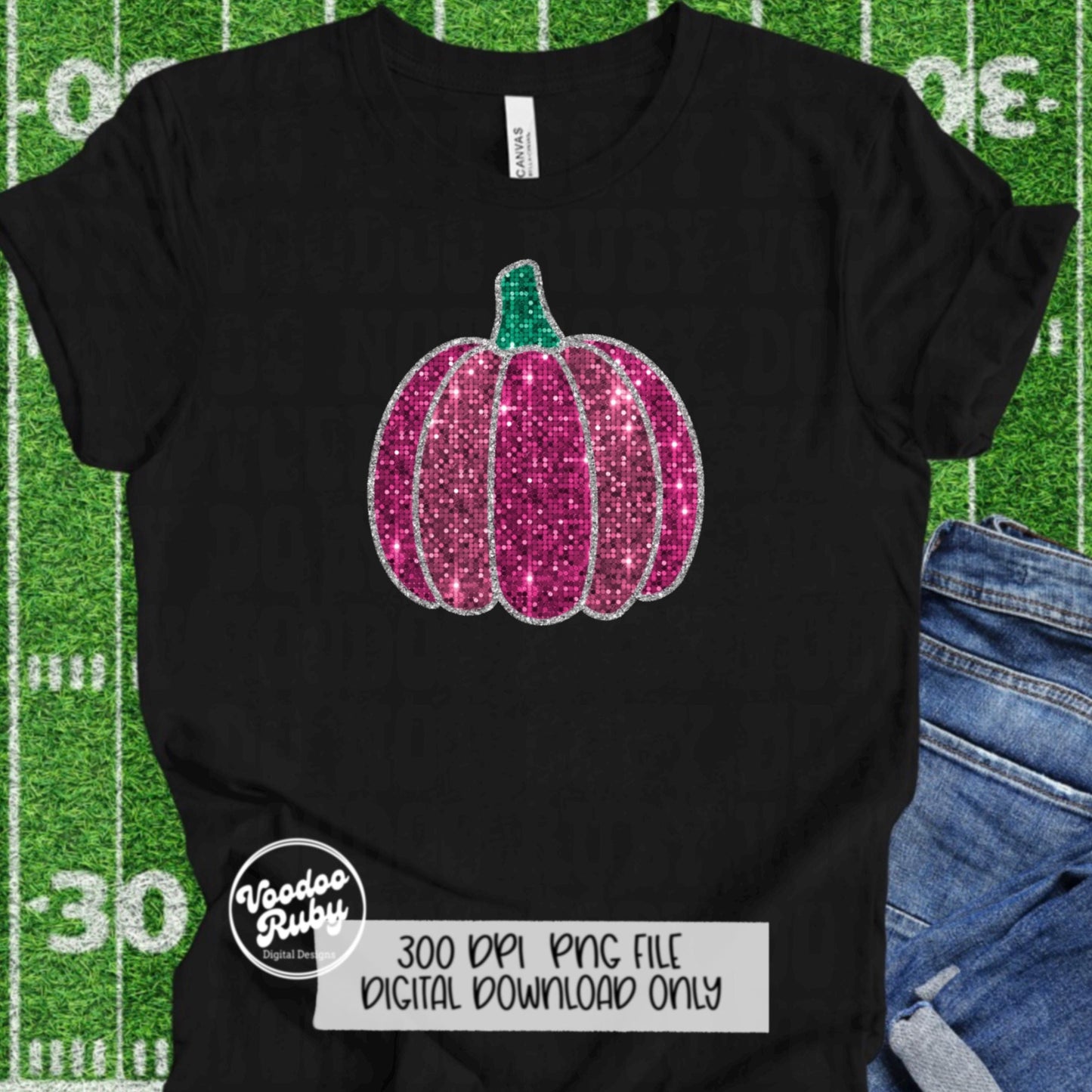Pink Sequin Pumpkin PNG Design Sublimation Hand Drawn Digital Download Faux Sequin Pink October png Pumpkin DTF Printable