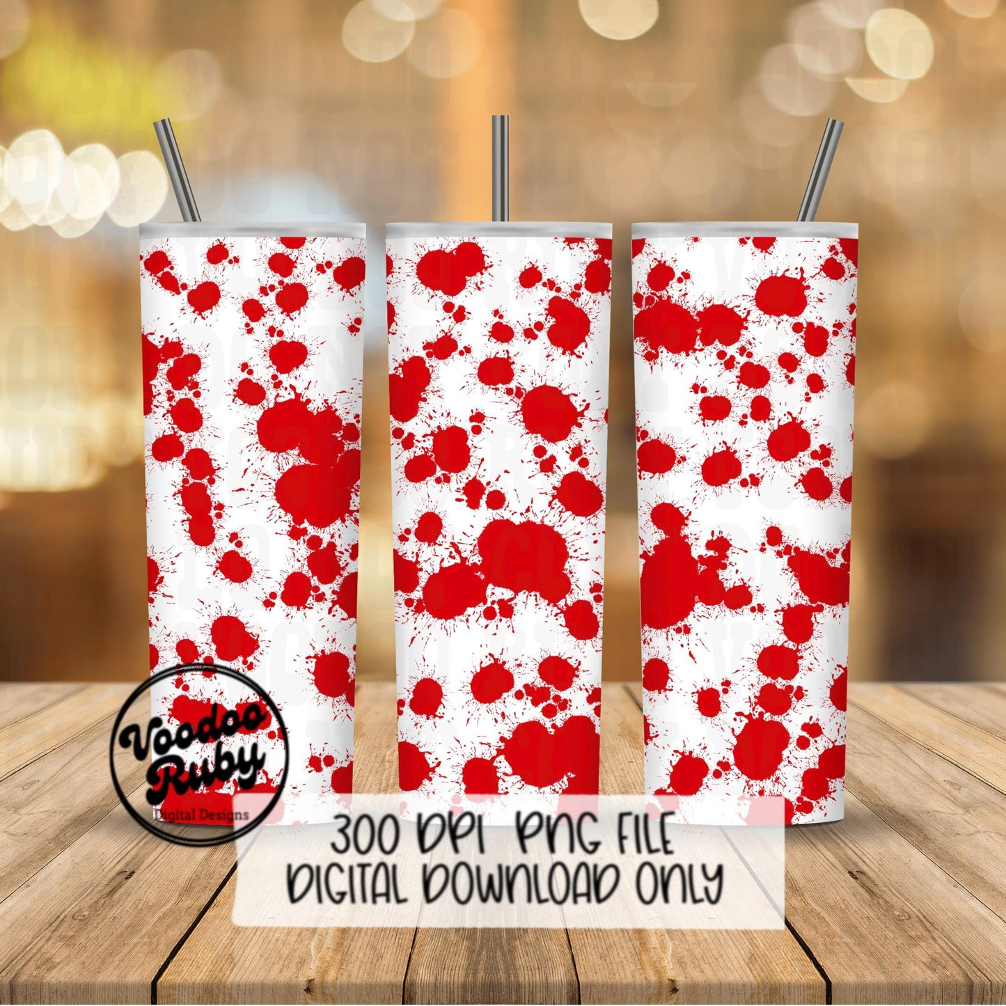 Blood Splatter PNG Design Bundle Sublimation Hand Drawn Digital Download Crime Show PNG Printable Red Splatter Paint Clip Art