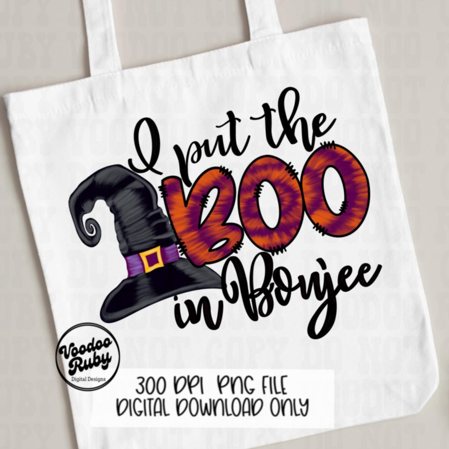 Funny Boo in Boujee PNG Design Doodle Letters Halloween Sublimation PNG Design Hand Drawn Witch png Digital Download Halloween DTF Printable
