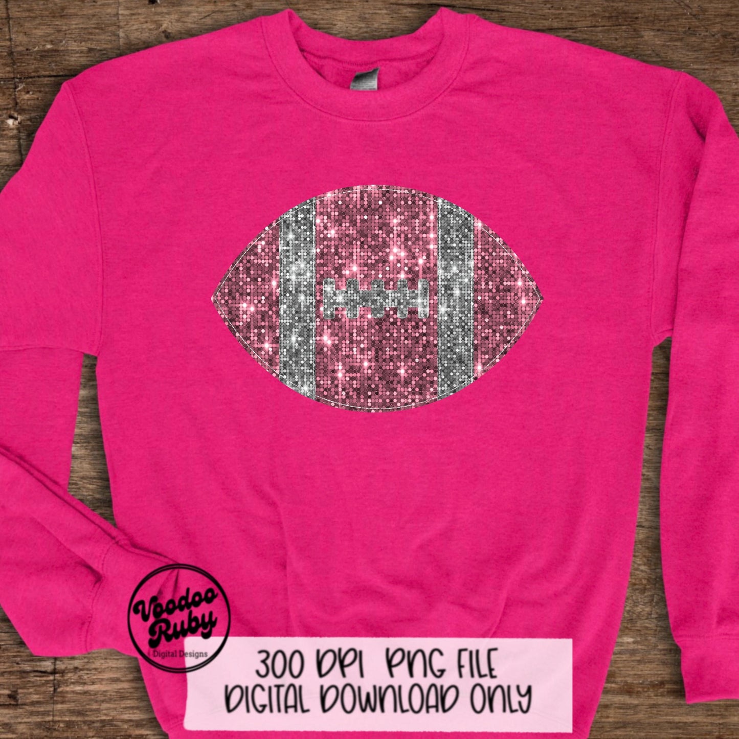Sequin Football PNG Design Sublimation Bundle Sequin PNG Hand Drawn Digital Download Faux Sequin png Printable Clip Art Bundle DTF